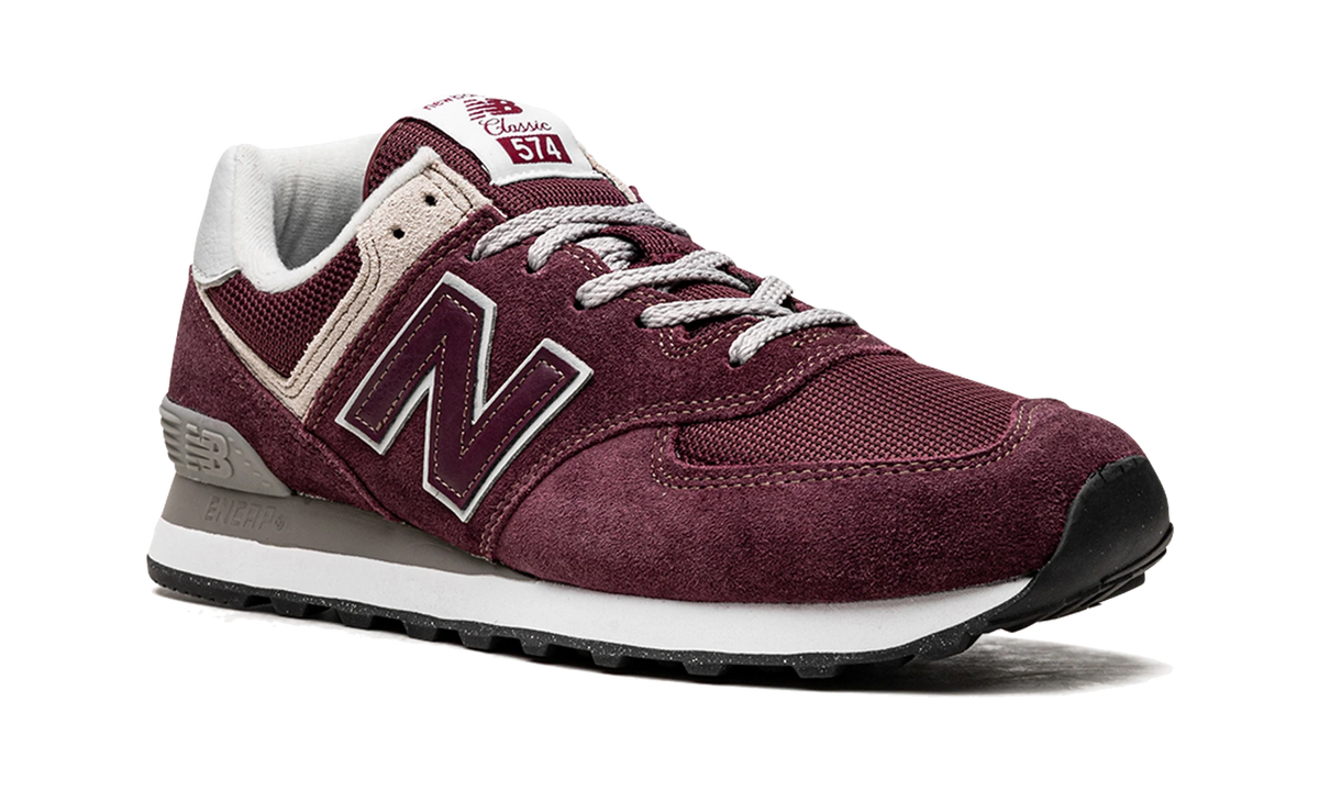 New Balance 574 Burgundy White