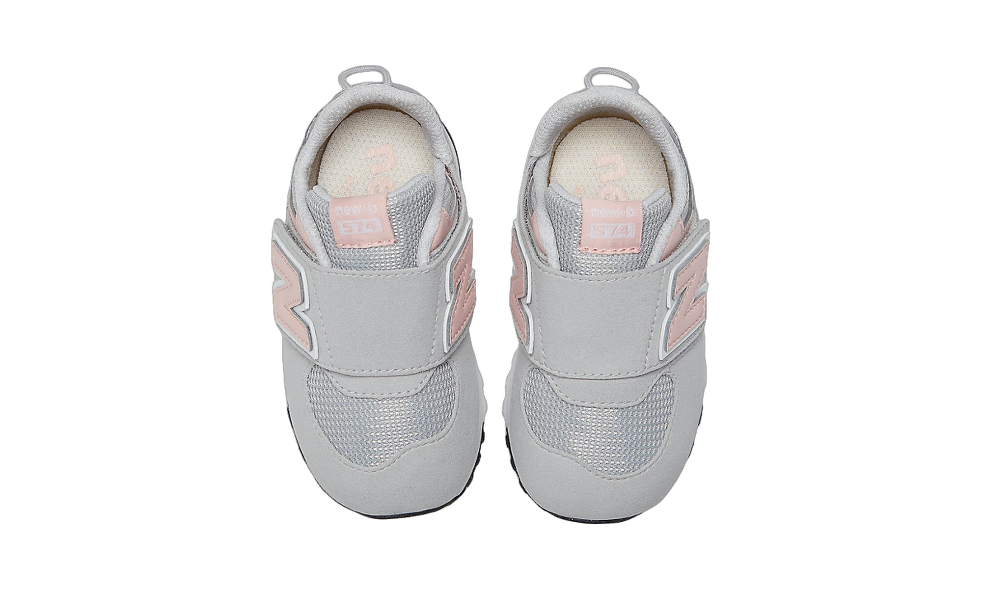 New Balance 574 Hook and Loop Rain Cloud Pink Haze (TD)