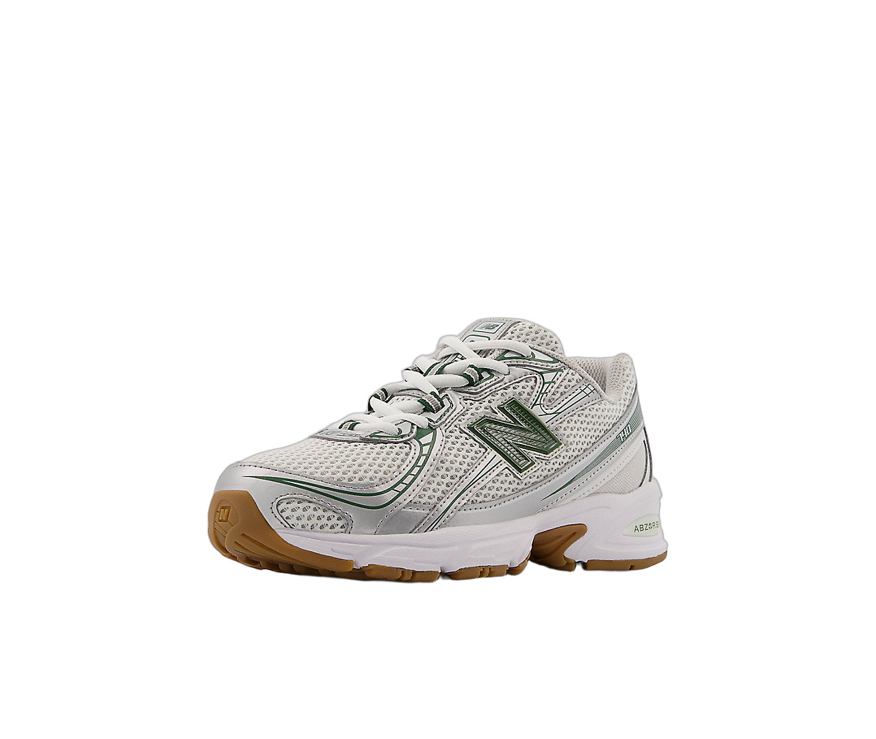 New Balance 740 Silver Metalic Dark Alpine Green