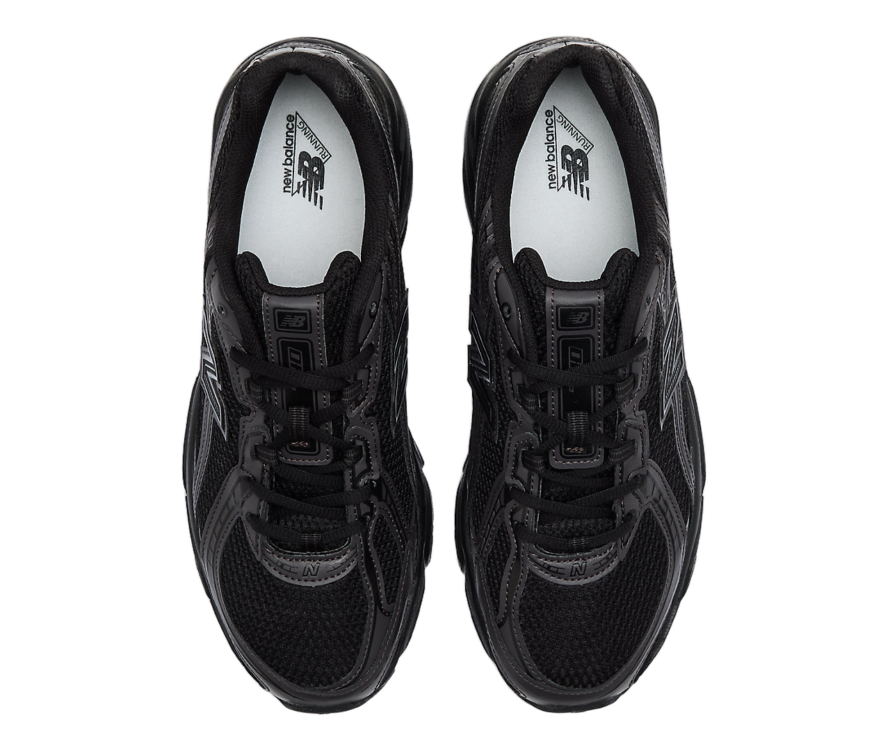 New Balance 740 Triple Black, Black/Black Cement (U740BO2)