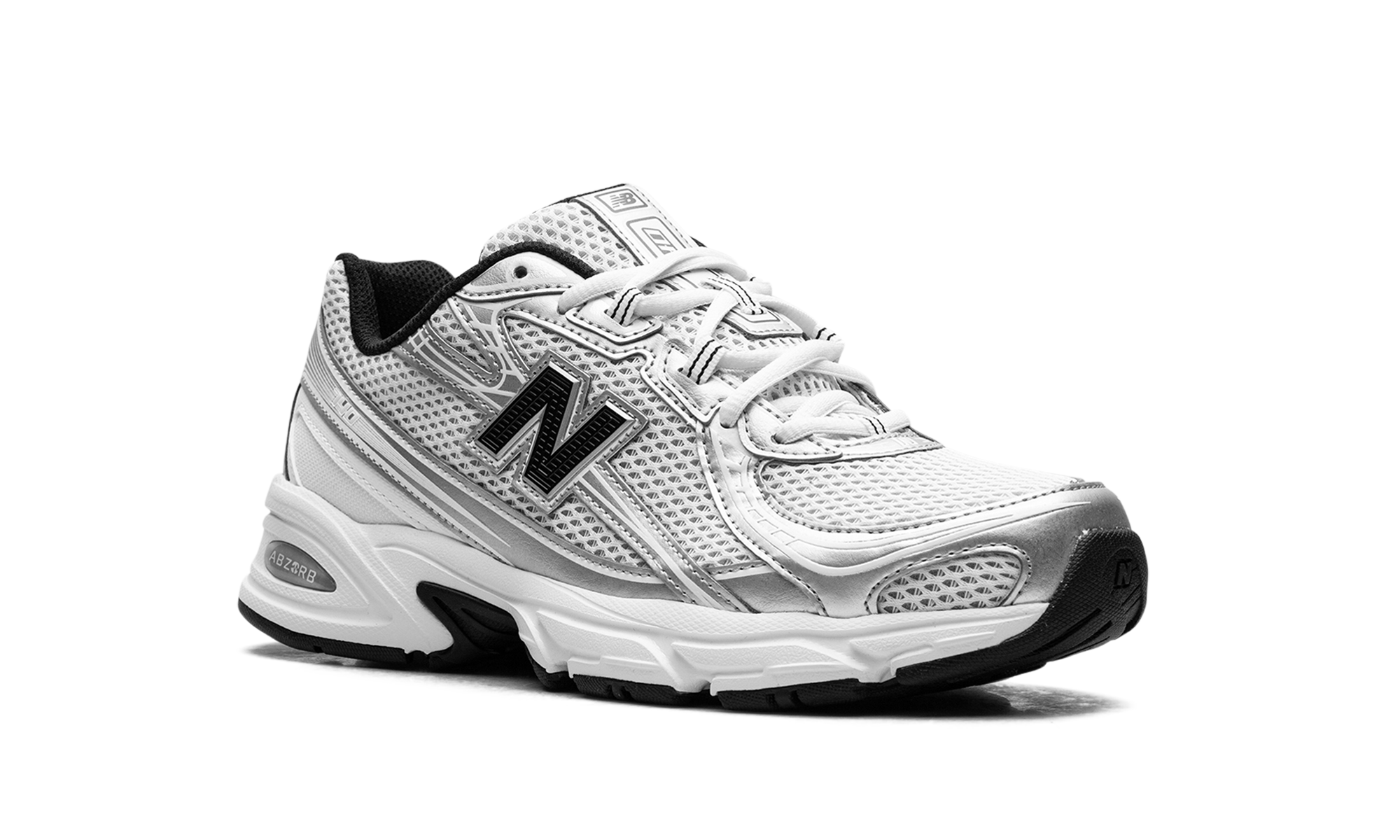 New Balance 740 White Silver Metallic Navy