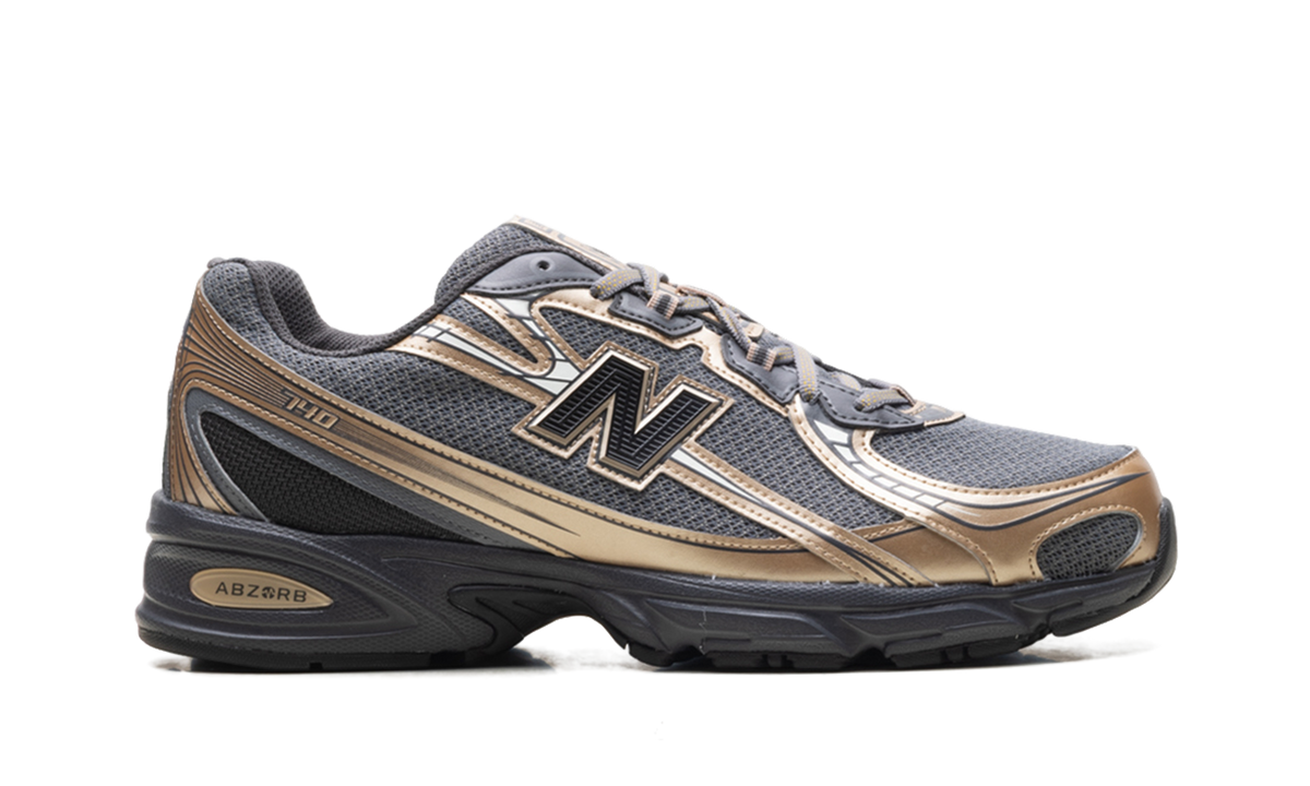 New Balance 740v2 Black Castlerock Gold Metallic