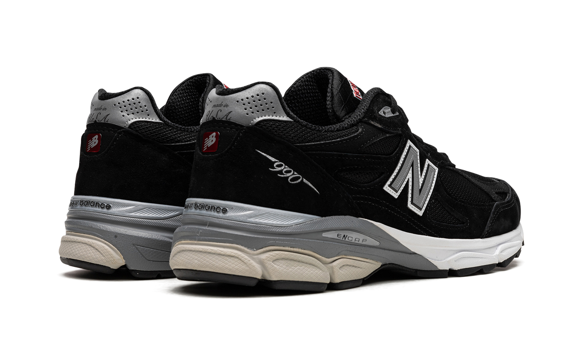 New Balance 990v3 MiUSA Black White