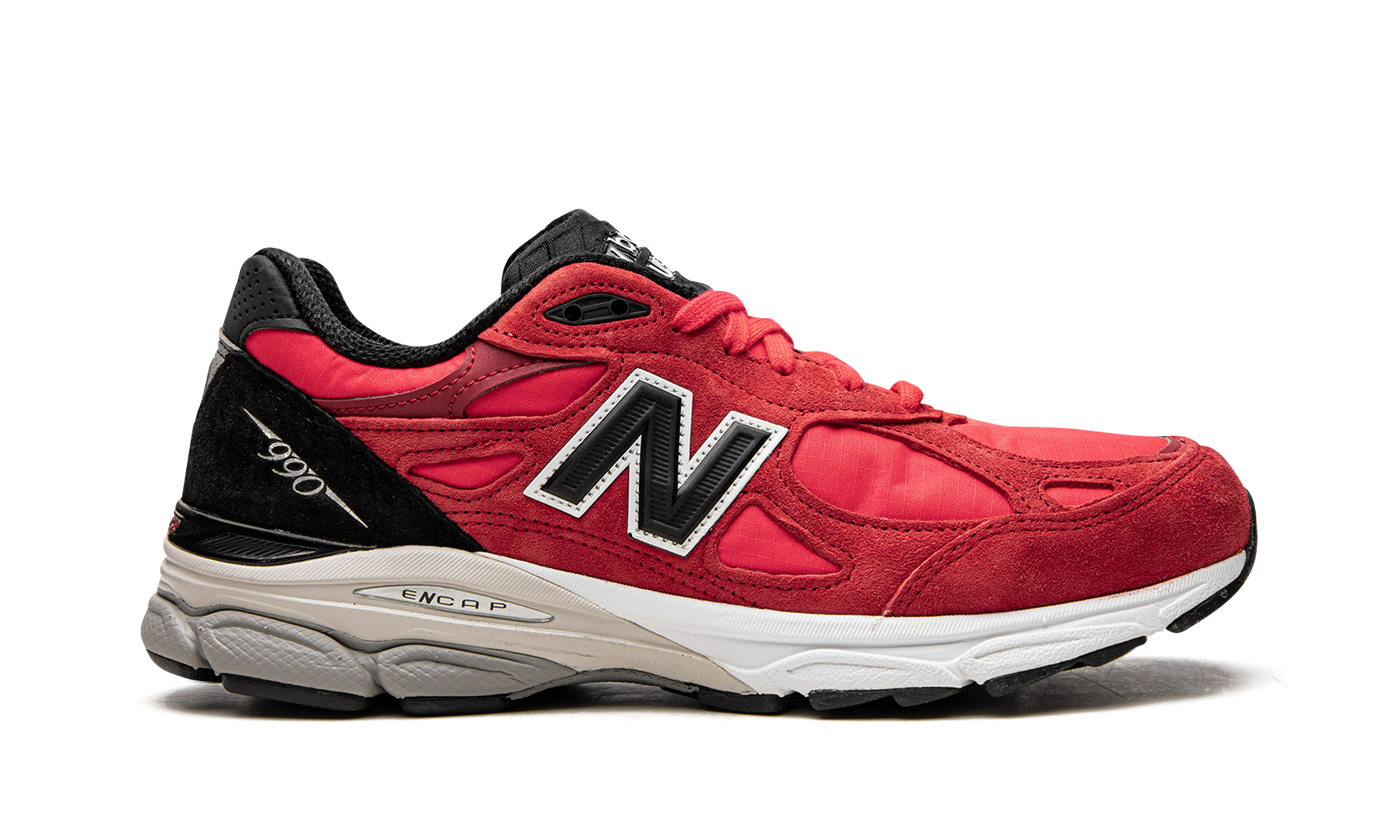 New Balance 990v3 MiUSA Red Suede