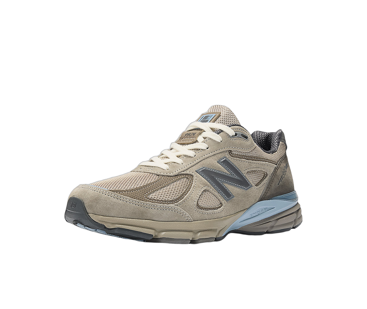 New Balance 990v4 MiUSA Auralee Grey, Grey/White/Blue (U990AR4)