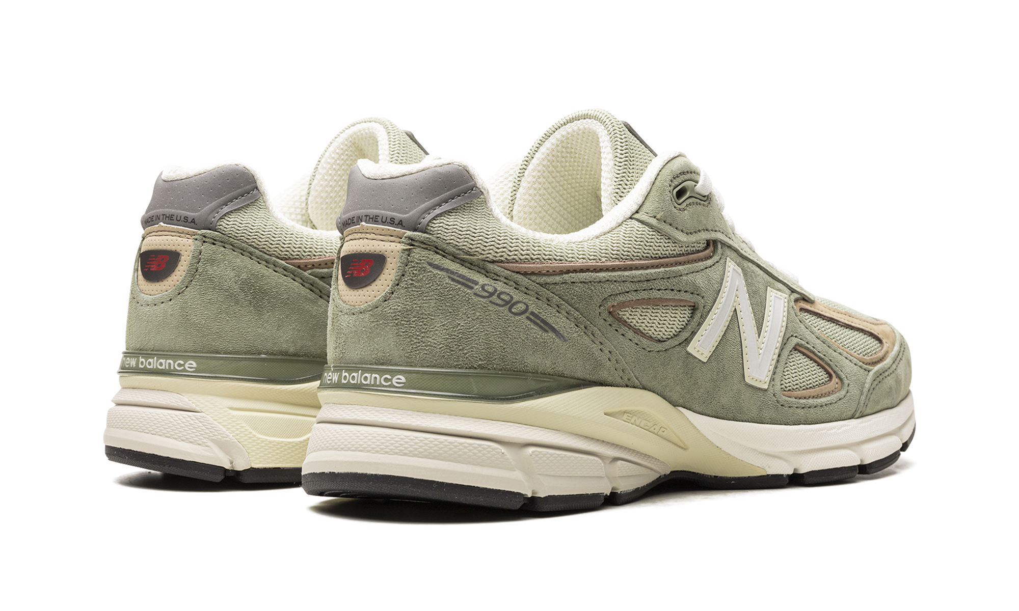 New Balance 990v4 MiUSA Teddy Santis Olive Incense