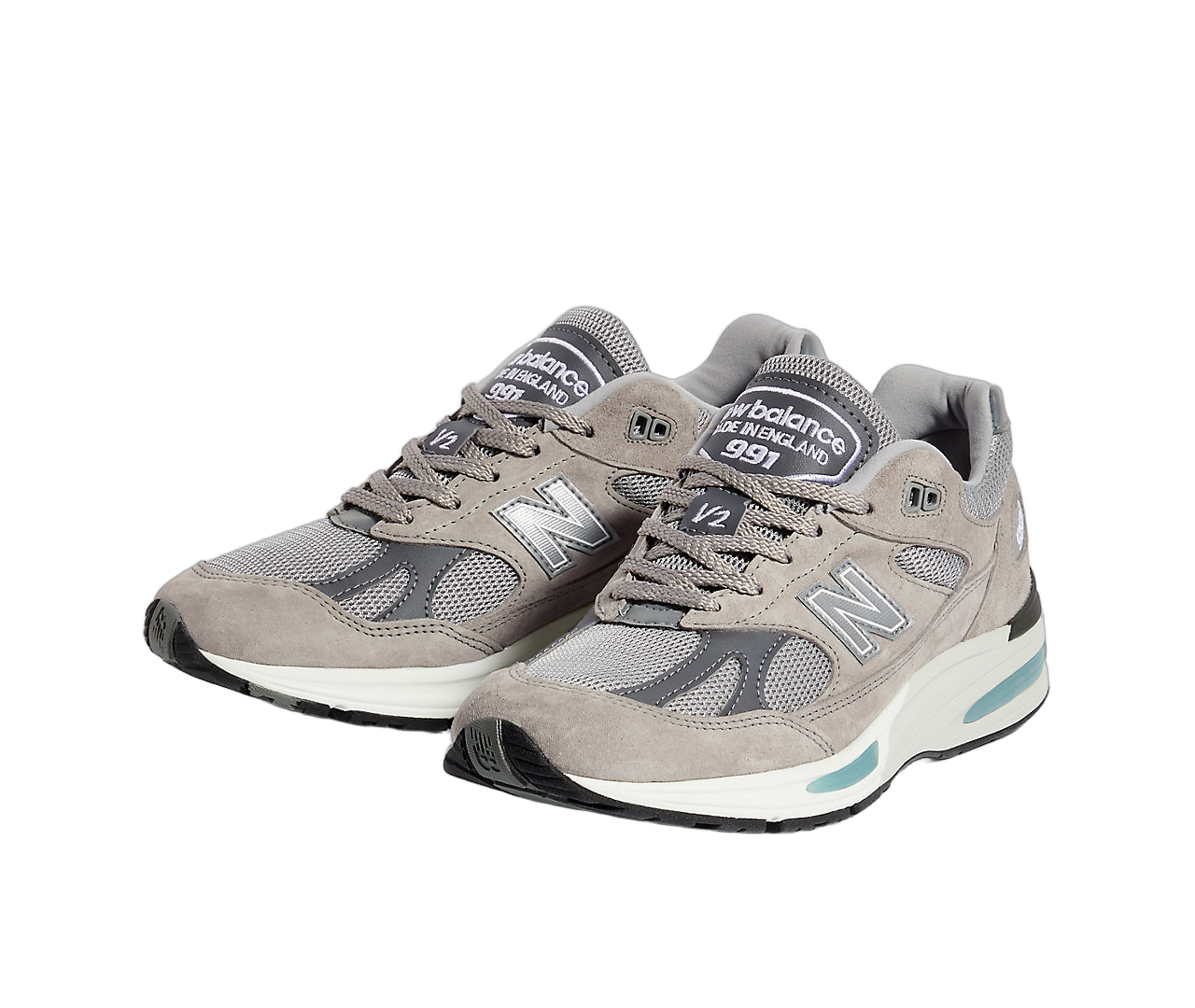 New Balance 991v2 MiUK Rock Ridge Grey, Dove/Alloy/Silver (U991GL2)