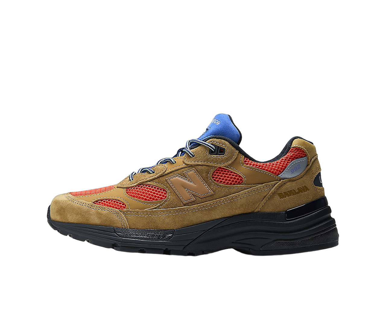 New Balance 992 MiUSA Action Bronson Tiger Eye, Golden Brown/Flame (U992AB1)