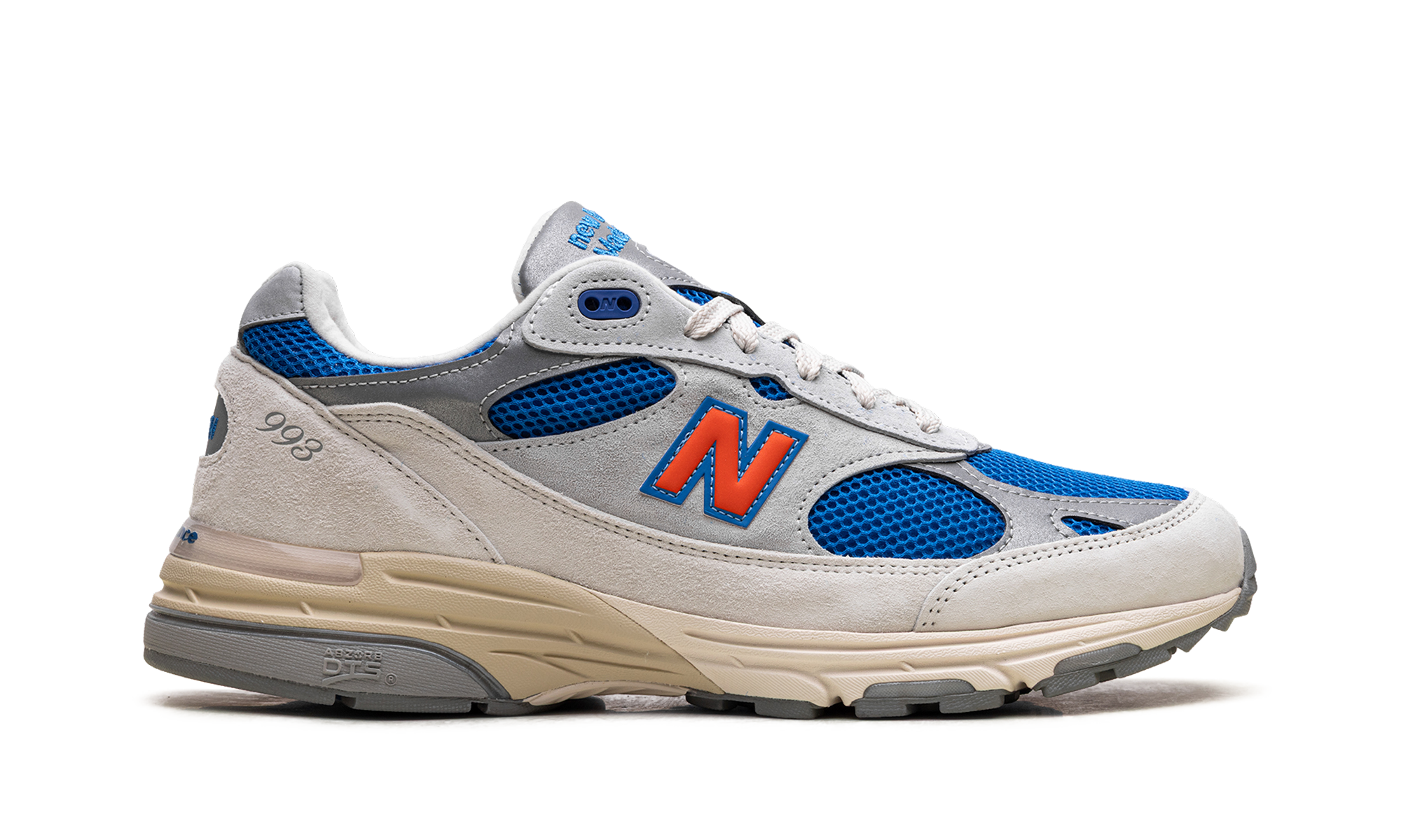 New Balance 993 MiUSA Kith Madison Square Garden Ancient Scroll
