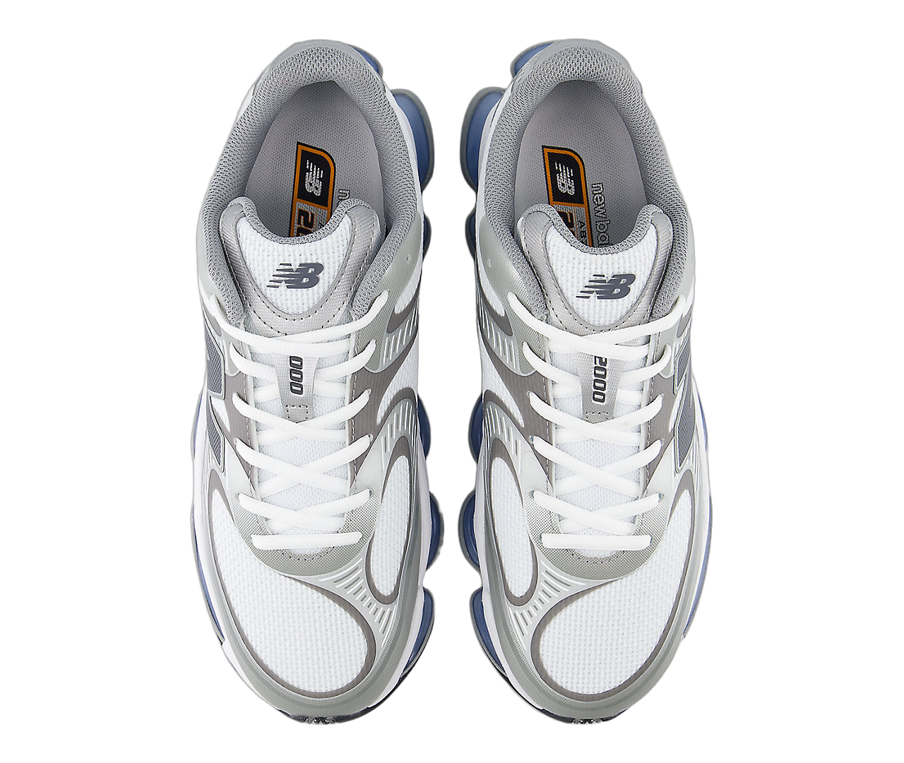 New Balance Abzorb 2000 White Grey Blue, White/Silver Metallic/Castlerock (U2000AA)