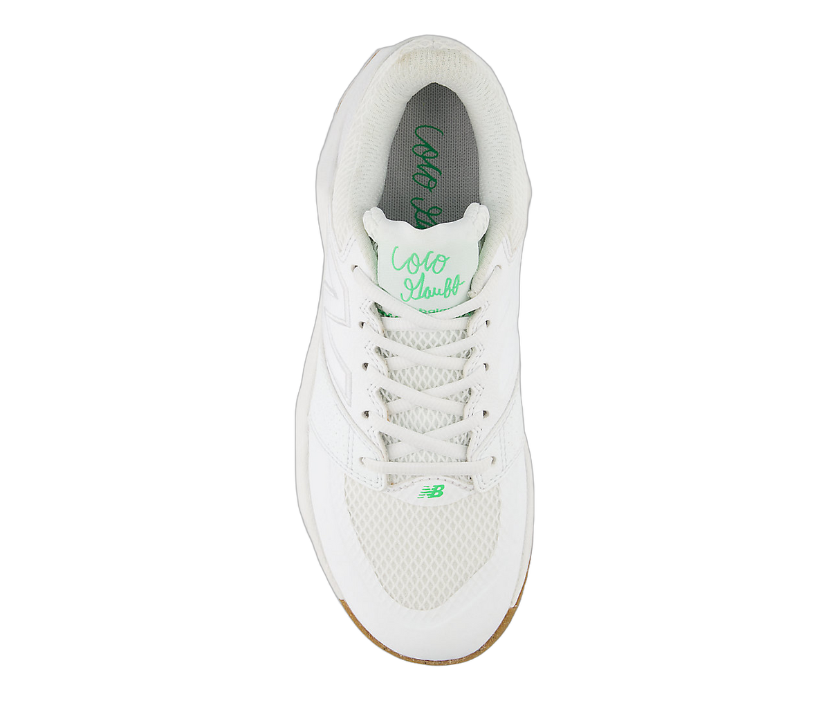 New Balance Coco Delray White Green Apple