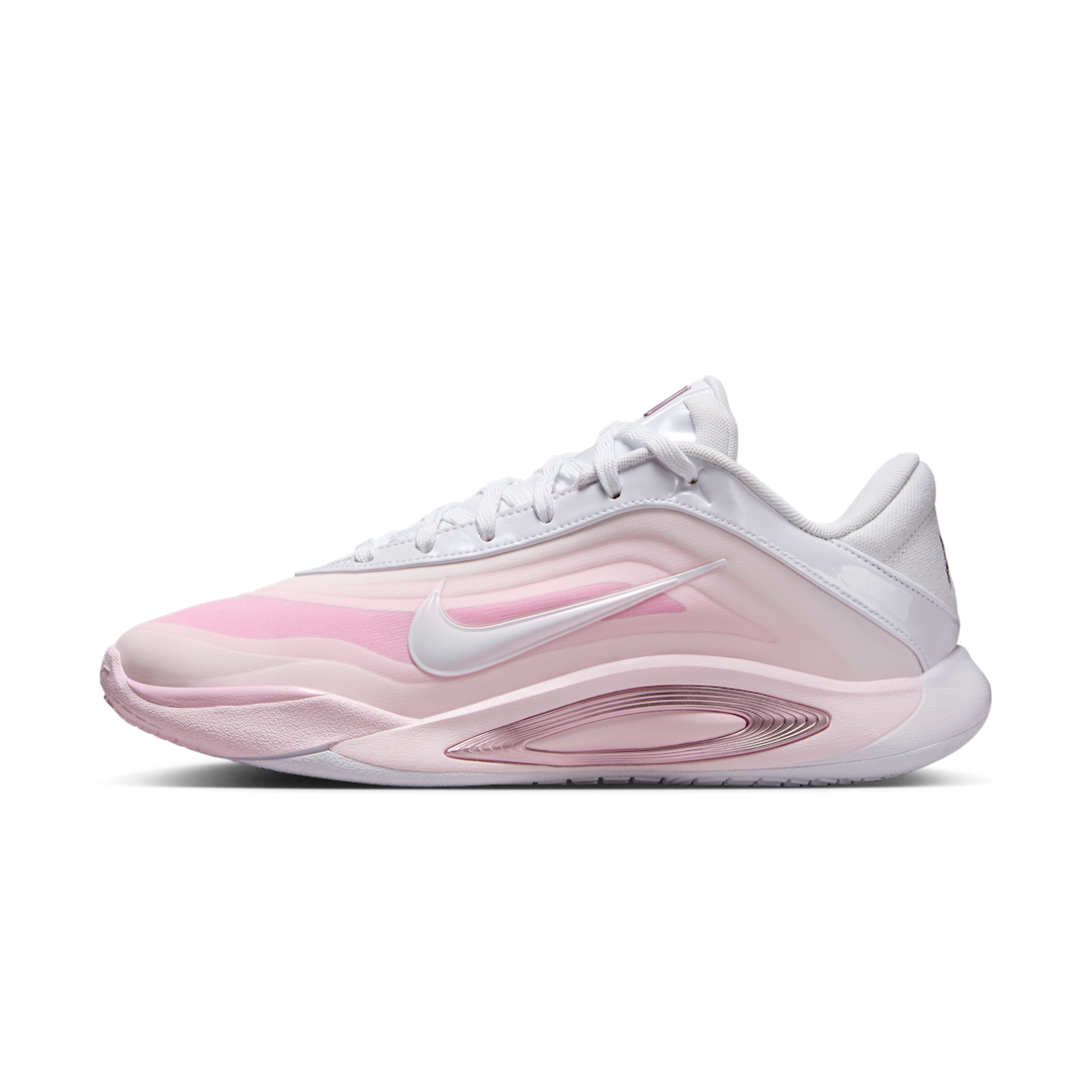 Nike A'ja Wilson A'One #1 Draft Pick, White/Perfect Pink/Prism Pink/Pink Ice/Pale Pink (FZ8605-101 / FZ7606-101)