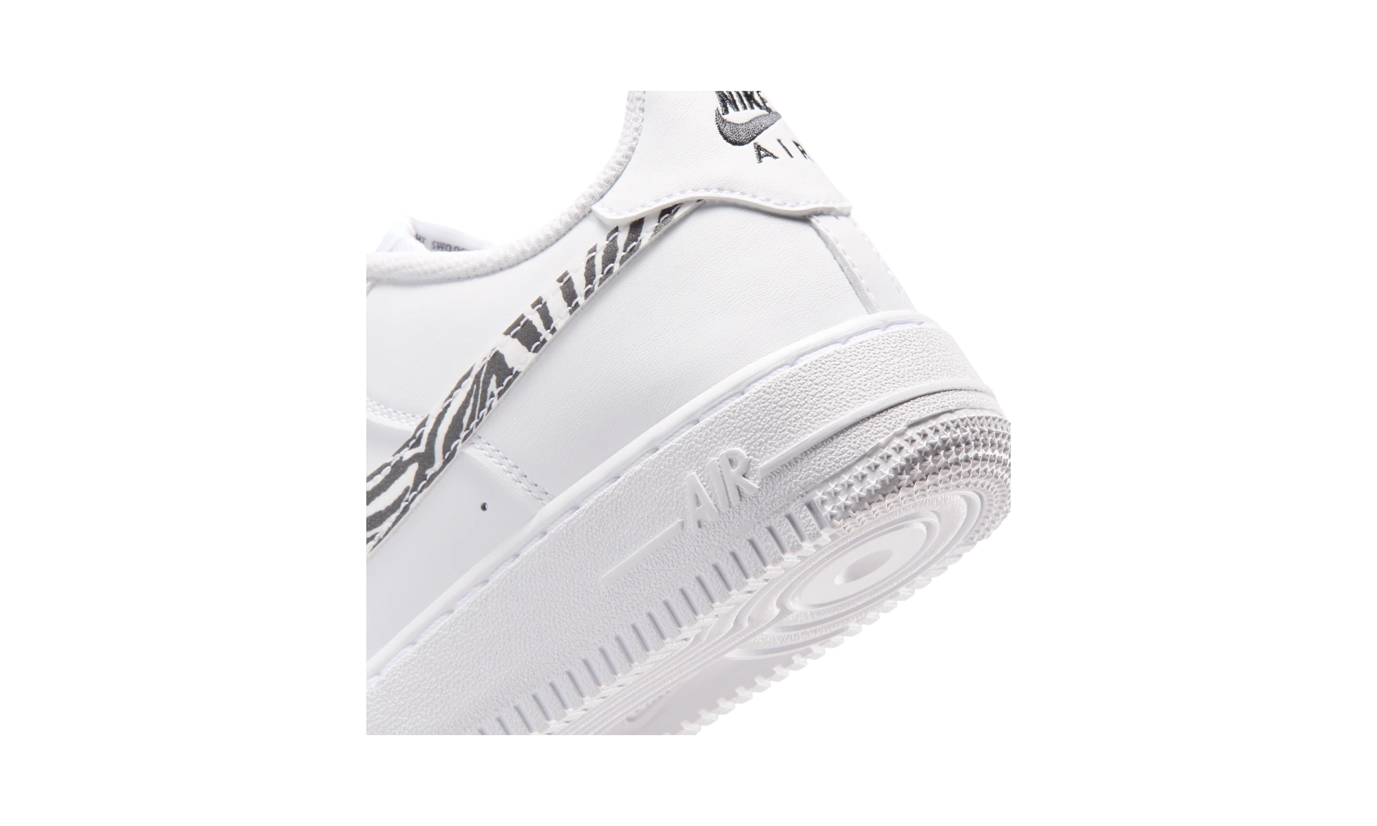 Nike Air Force 1 GS Zebra Swoosh