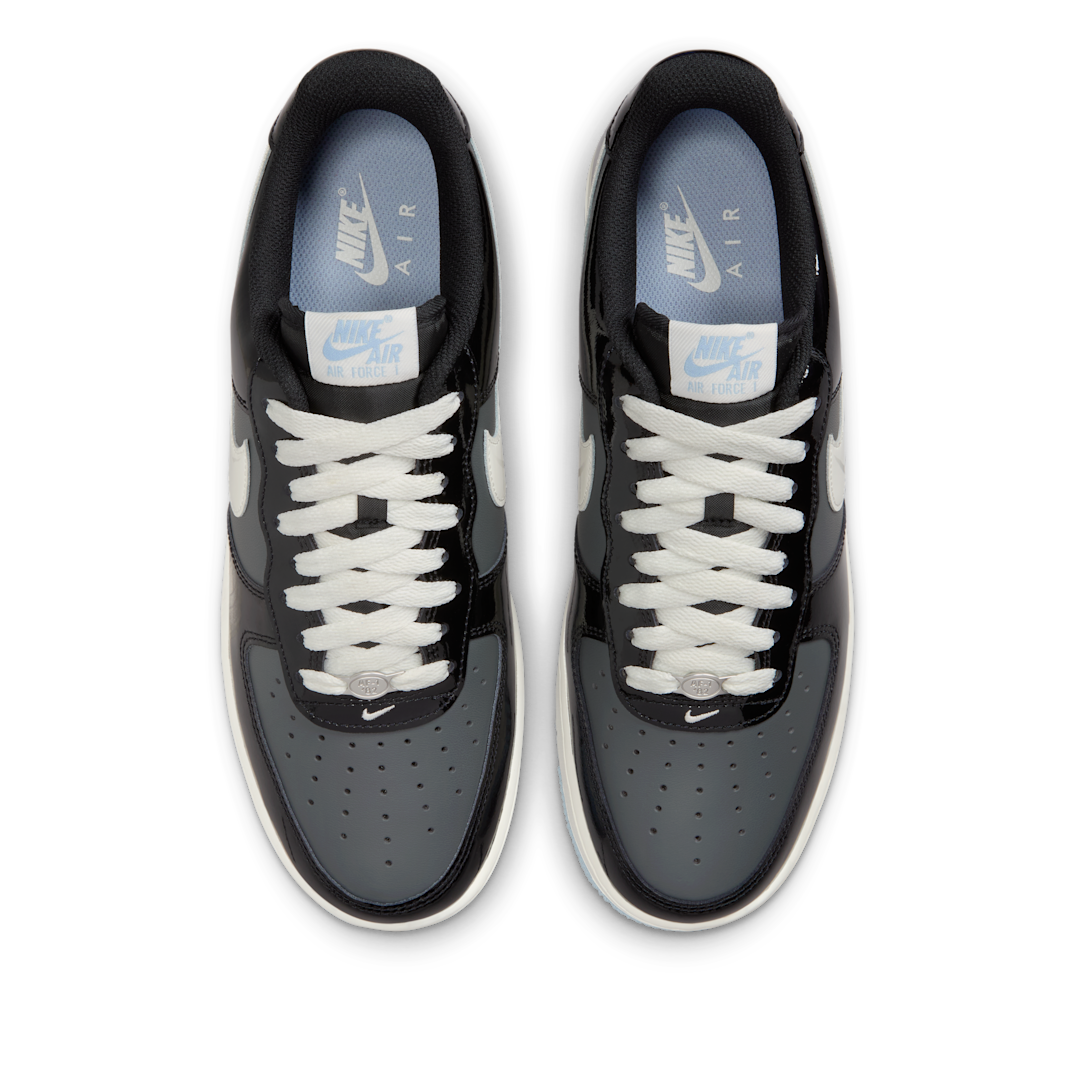 Nike Air Force 1 Low Black Iron Grey Patent - Sneak
