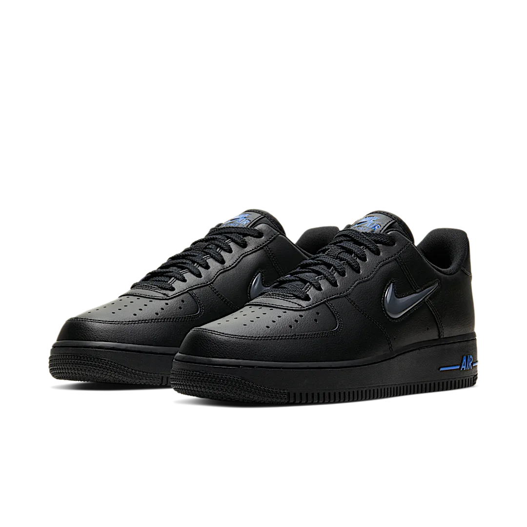 Nike Air Force 1 Low Jewel Black Grey Royal, Black/Wolf Grey-Game Royal (CT3438-002)