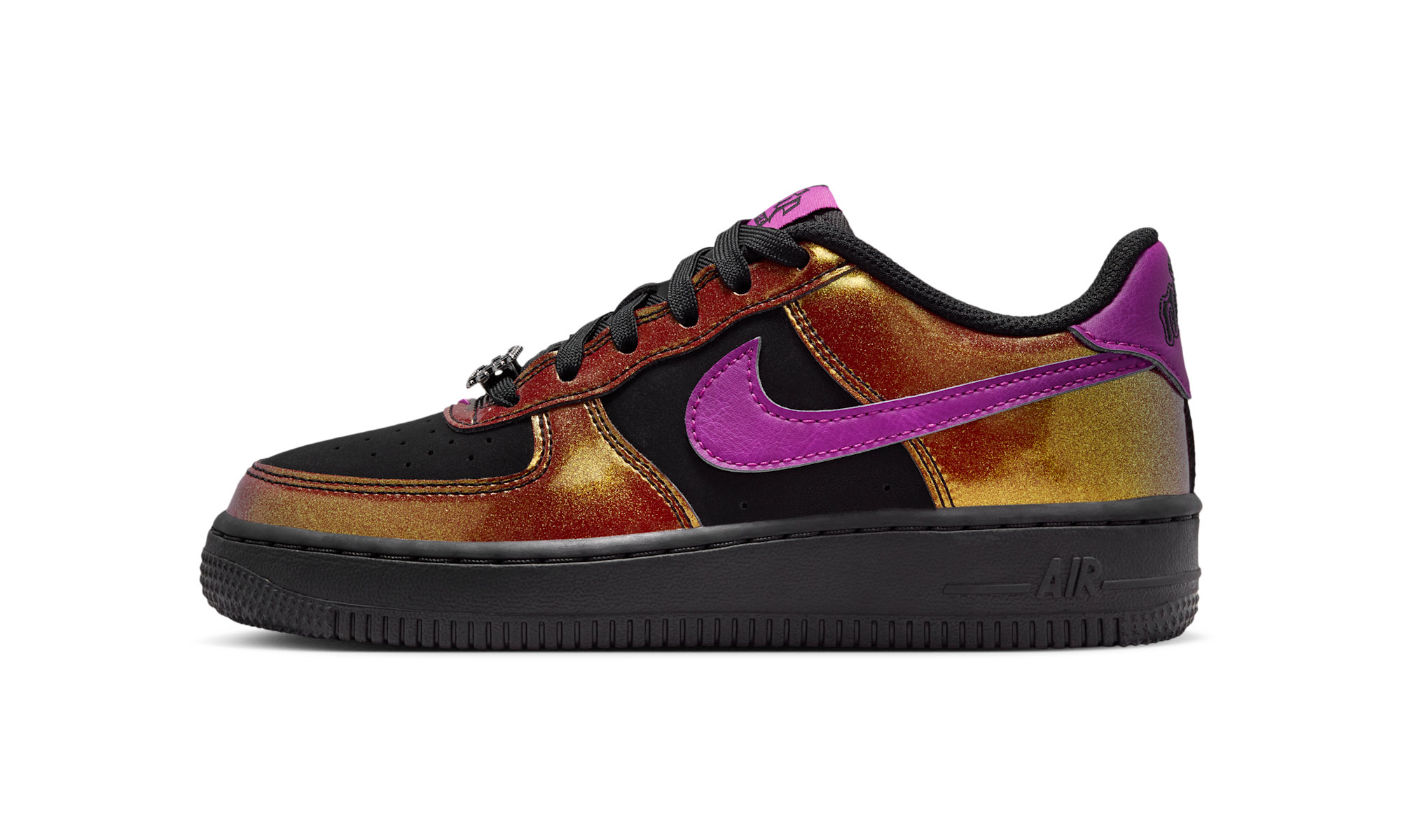 Nike Air Force 1 Low LV8 Glam Rock Black Bold Berry
