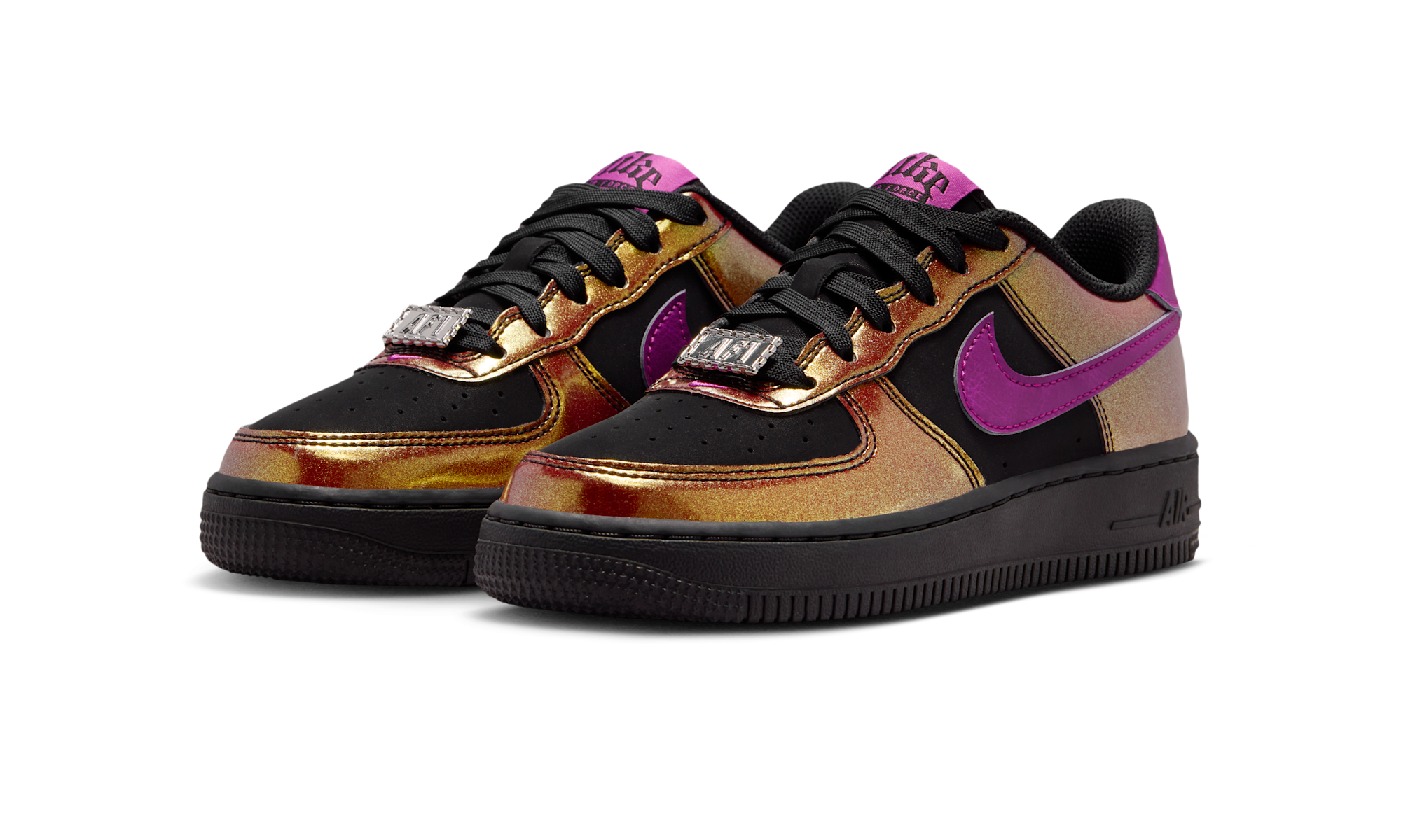 Nike Air Force 1 Low LV8 Glam Rock Black Bold Berry