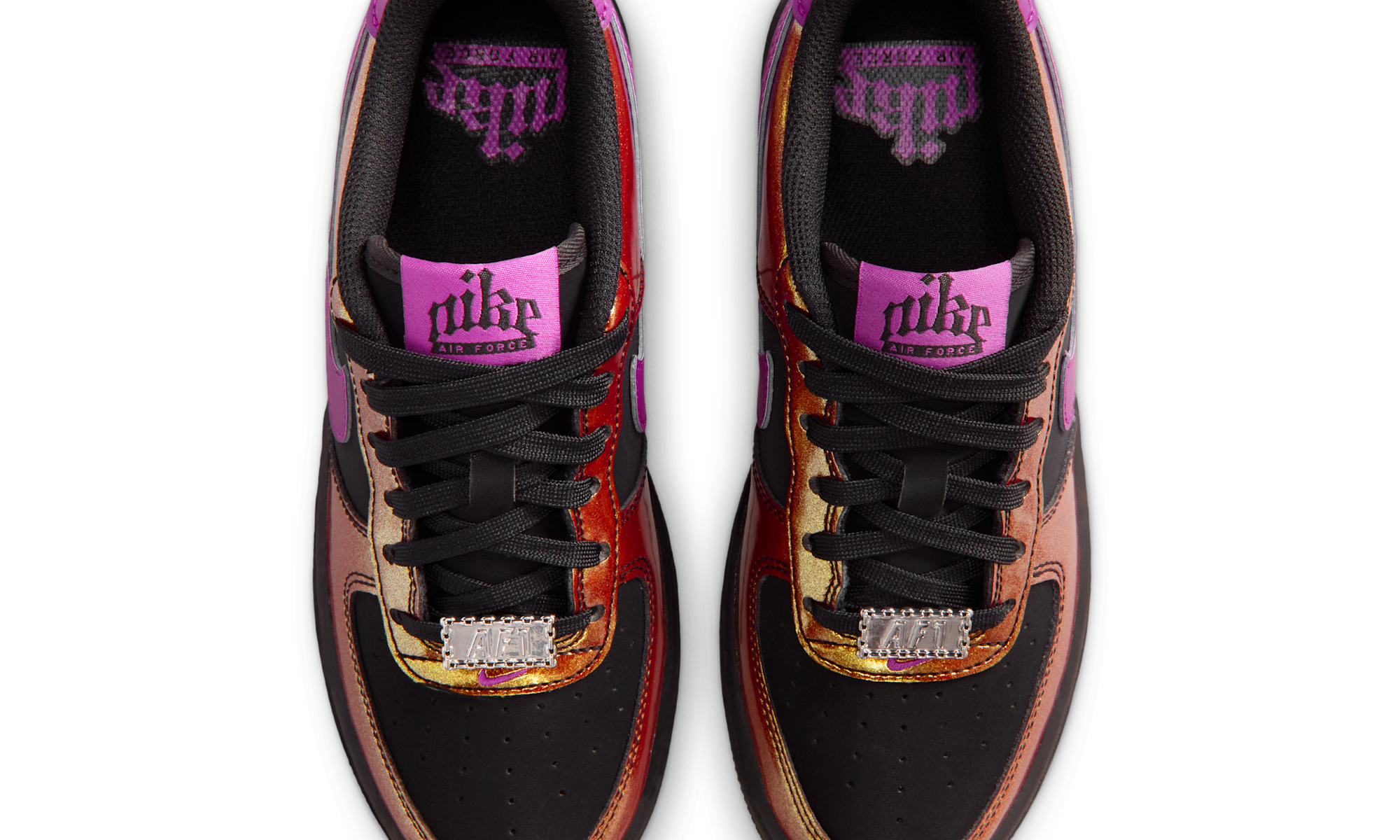 Nike Air Force 1 Low LV8 Glam Rock Black Bold Berry