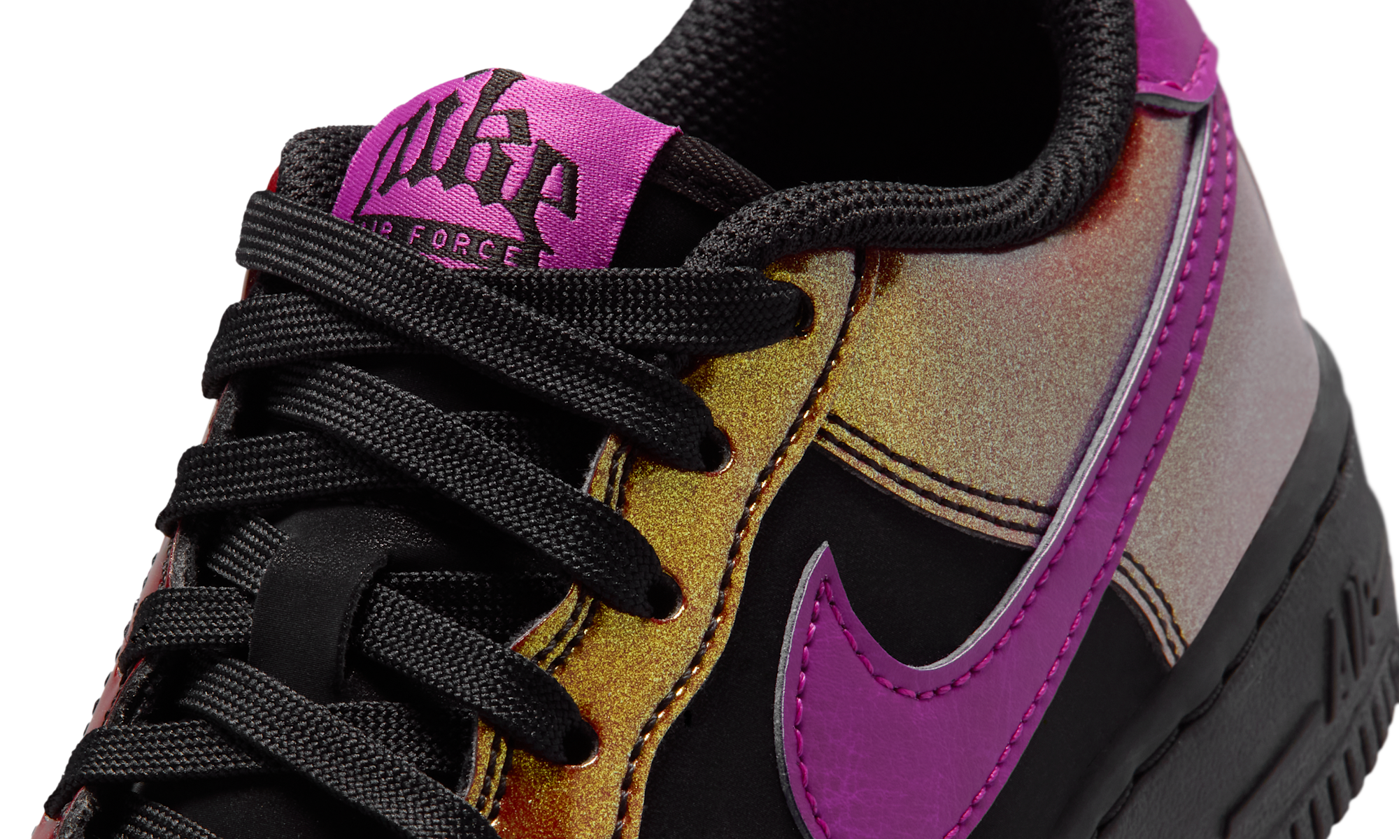 Nike Air Force 1 Low LV8 Glam Rock Black Bold Berry