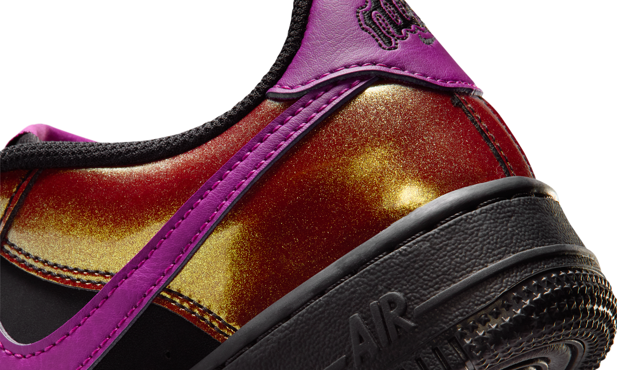 Nike Air Force 1 Low LV8 Glam Rock Black Bold Berry