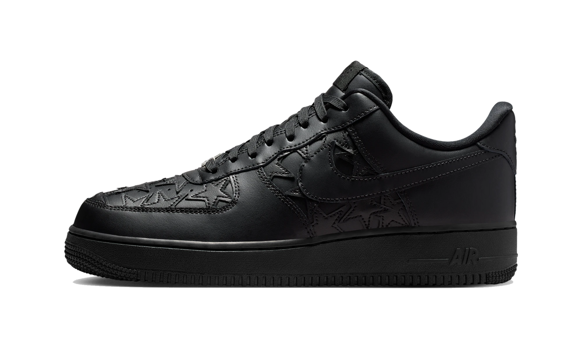 Nike Air Force 1 Low LV8 Triple Black Stars