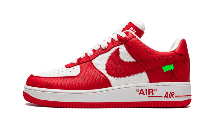 Louis Vuitton Nike Air Force 1 Low By Virgil Abloh White Red, White/Red (louis-vuitton-nike-air-force-1-low-by-virgil-abloh-white-red)