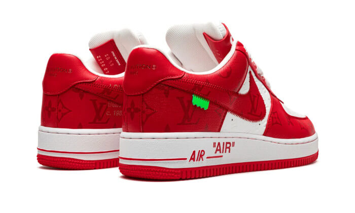 Louis Vuitton Nike Air Force 1 Low By Virgil Abloh White Red, White/Red (louis-vuitton-nike-air-force-1-low-by-virgil-abloh-white-red)