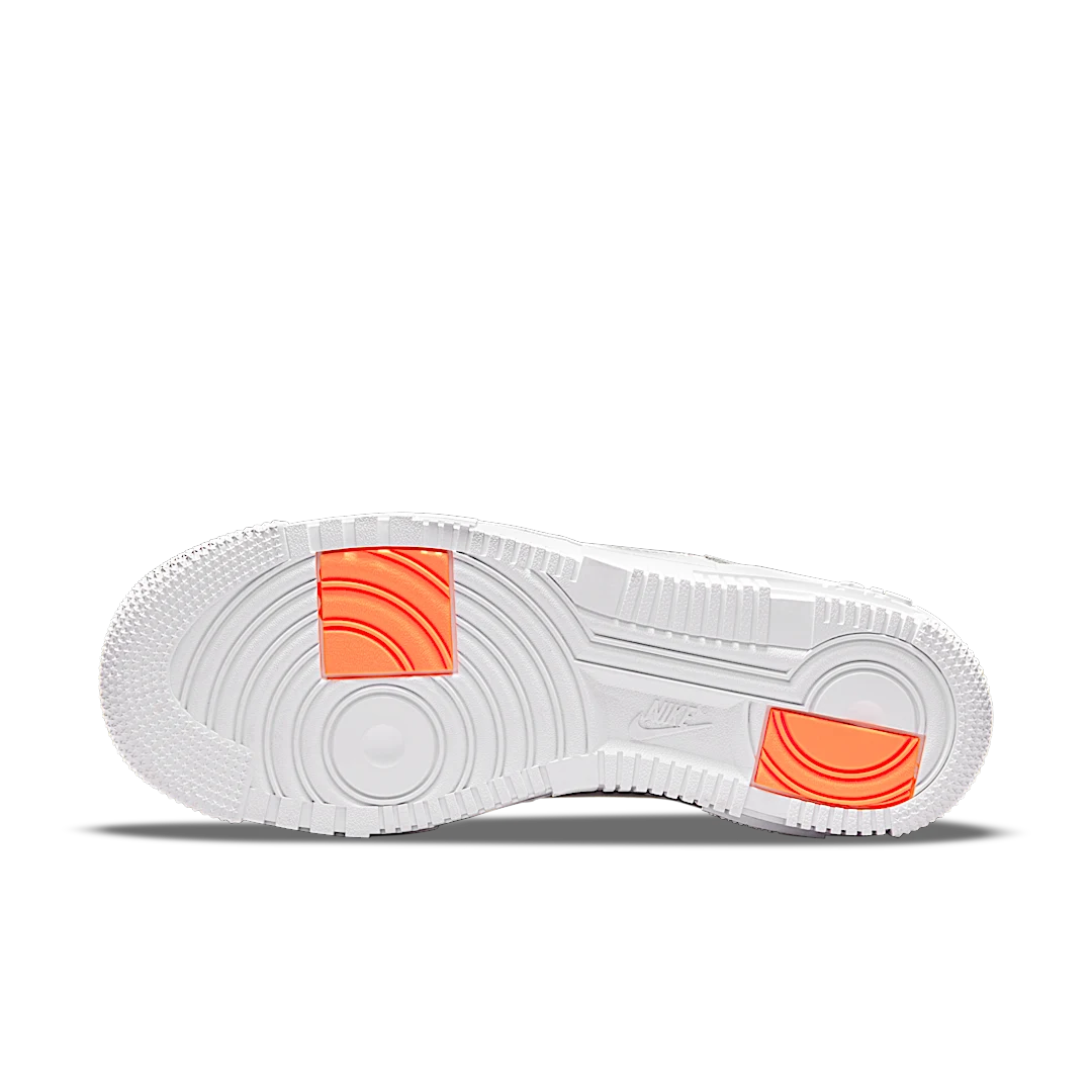 Nike Air Force 1 Low Pixel White Crimson Tint, White/Crimson Tint/Atomic Orange (DM3036-100)