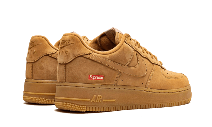 Nike Air Force 1 Low SP Supreme Wheat, Flax/Flax-Gum Light Brown (DN1555-200)