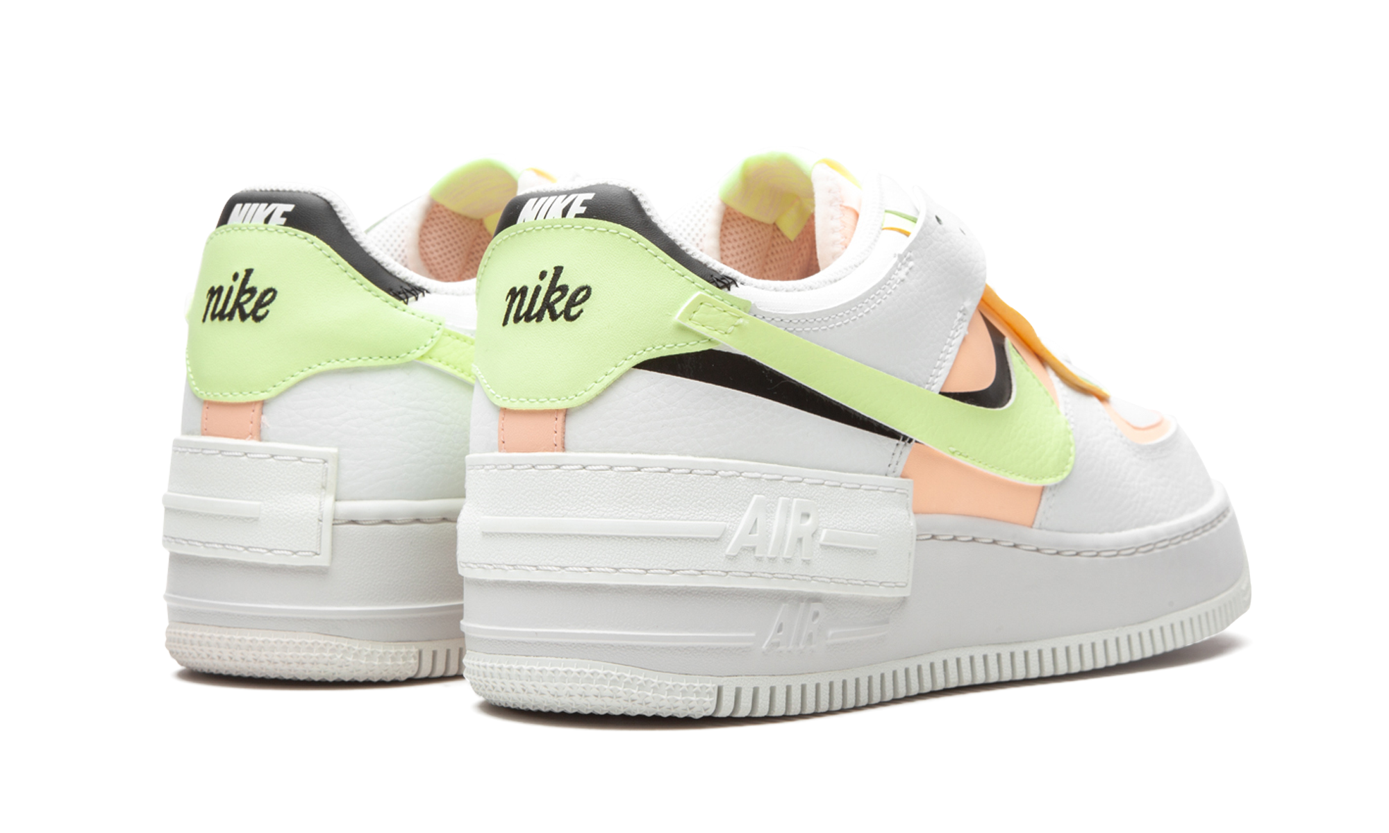 Nike Air Force 1 Low Shadow Summit White Barely Volt Crimson Tint
