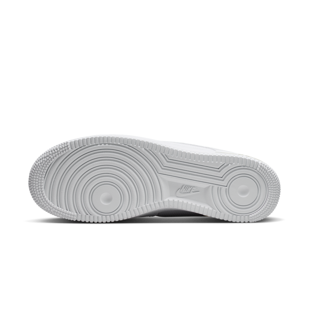 Nike Air Force 1 Low White Desert Khaki Mini Swoosh, White/Metallic Silver/Desert Khaki (IO1283-100)