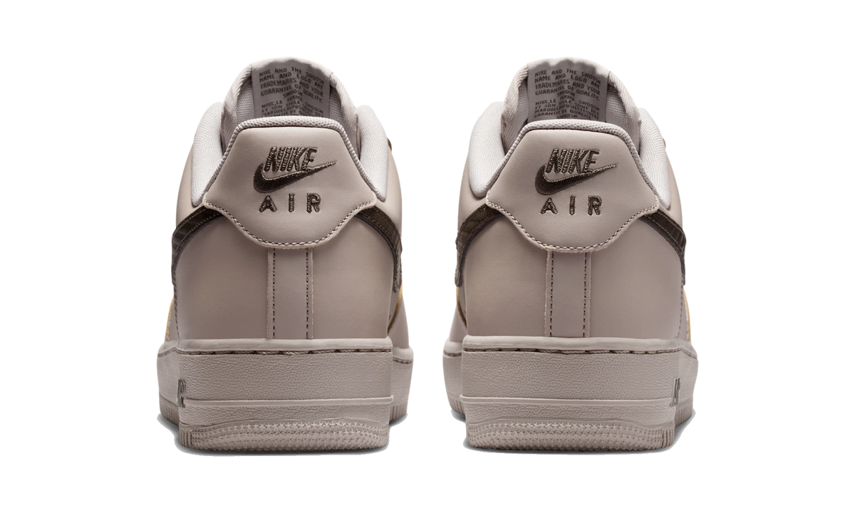 Nike Air Force 1 Low '07 Carbon Fiber Swoosh College Grey Newsprint