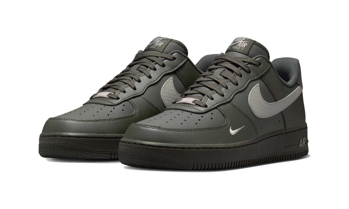 Nike Air Force 1 Low '07 Carbon Fiber Swoosh Newsprint College Grey
