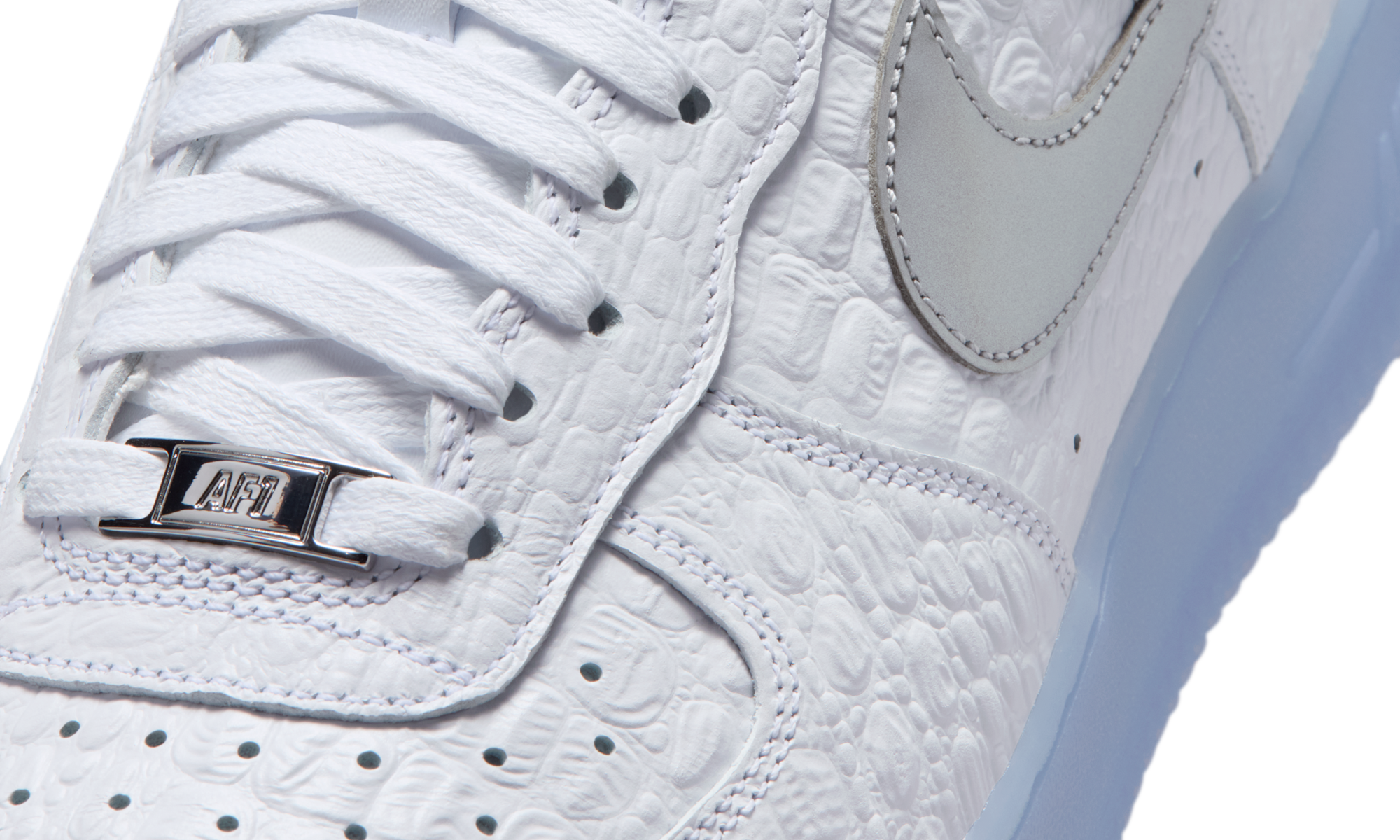 Nike Air Force 1 Low '07 Crocodile White Blue Tint