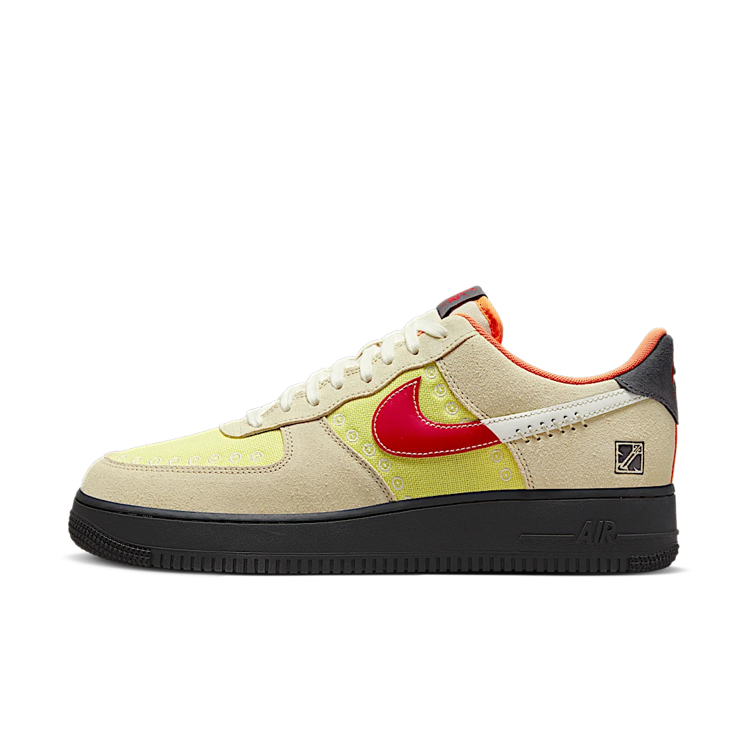Nike Air Force 1 Low '07 LX Somos Familia, Sanddrift/University Red-Lemon Wash-Dark Smoke Grey (DZ5355-126)