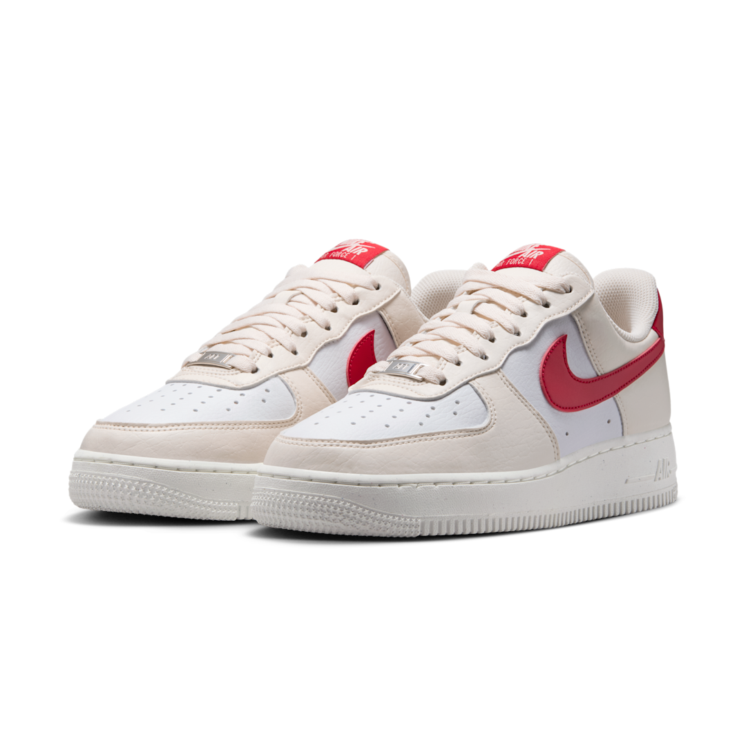 Nike Air Force 1 Low '07 Next Nature Pale Ivory University Red, Pale Ivory/Sail/University Red (DC9486-109)