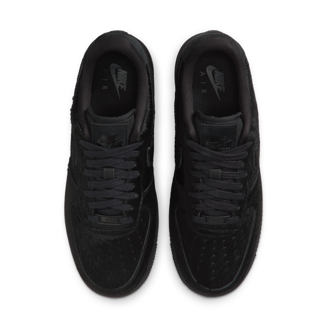 Nike Air Force 1 Low '07 Triple Black Pony Hair, Black/Black/Black (II7398-001)