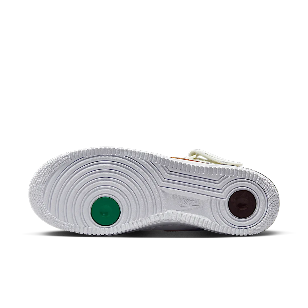 Nike Air Force 1 Mid '07 LV8 40th Anniversary Sail Brown Basalt, Sail/Malachite/White/Brown Basalt (DR9513-100)