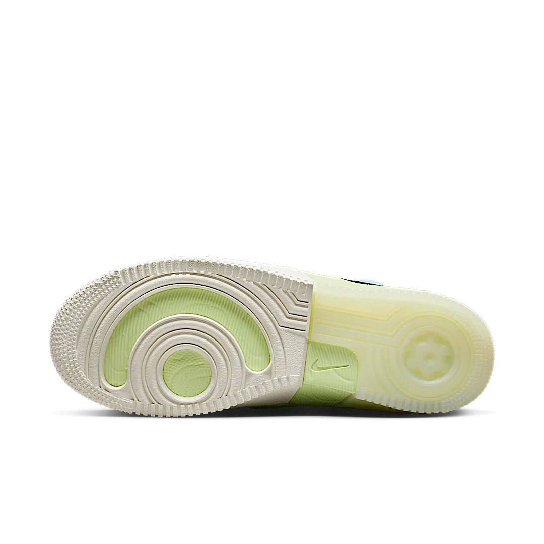 Nike Air Force 1 React Sail Barely Volt, Sail/Barely Volt/Ghost Green/Black (DM0573-101)