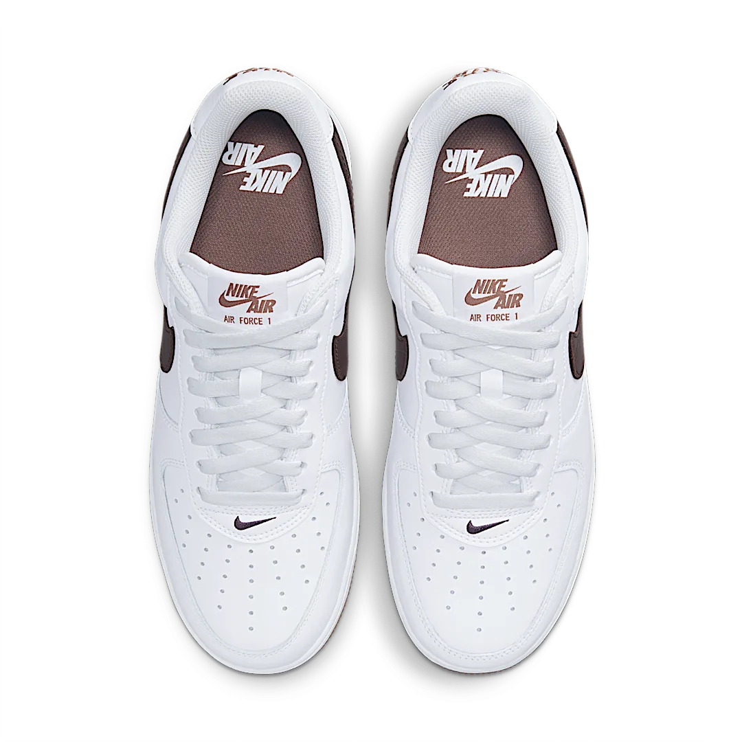 Nike Air Force 1 '07 Low Color of the Month White Chocolate (2022), White/Chocolate-Metallic Gold (DM0576-100)