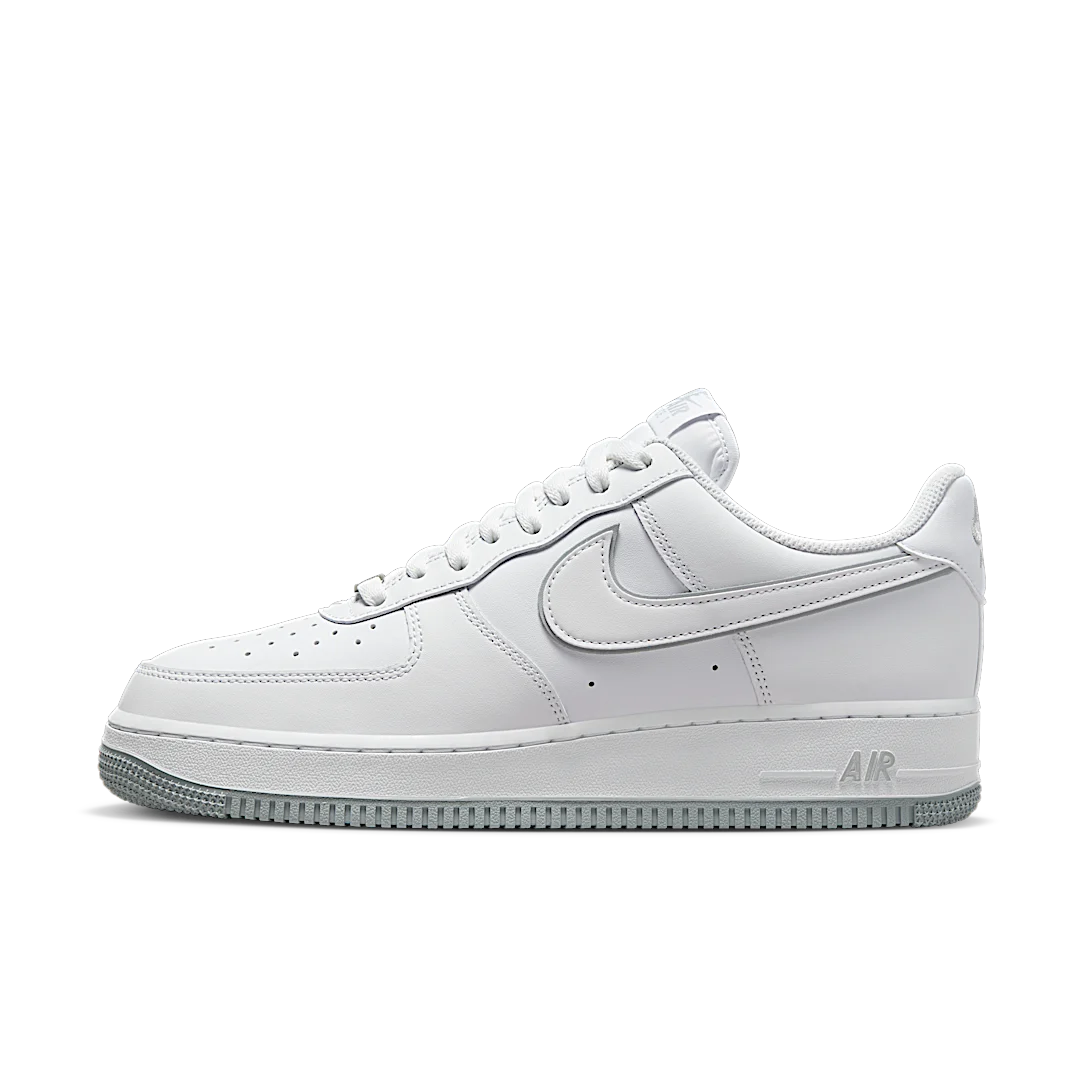 Nike Air Force 1 '07 Low White Wolf Grey Sole, White/White/Wolf Grey (DV0788-100)