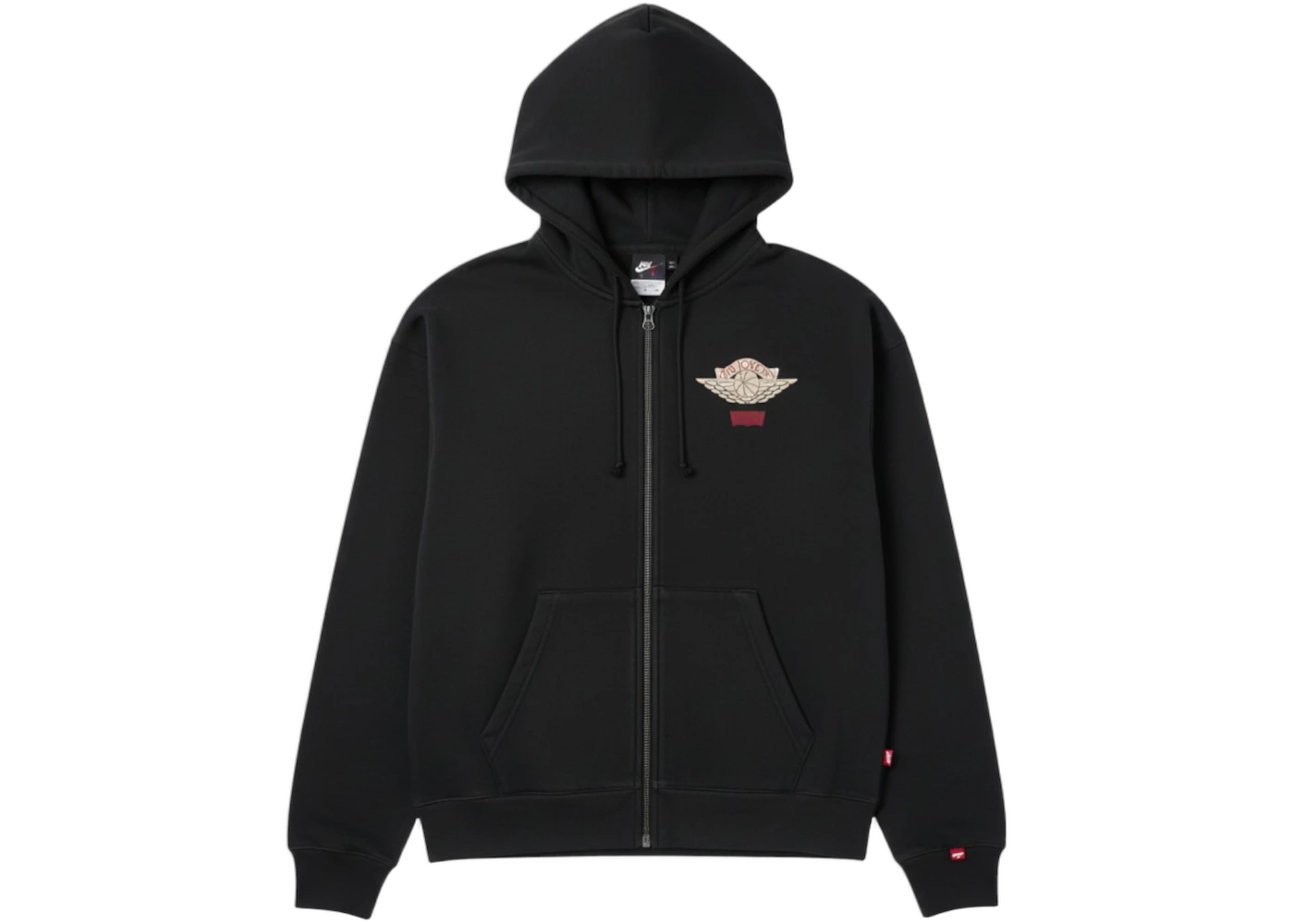 Nike Air Jordan x Levi's Full Zip Hoodie Black