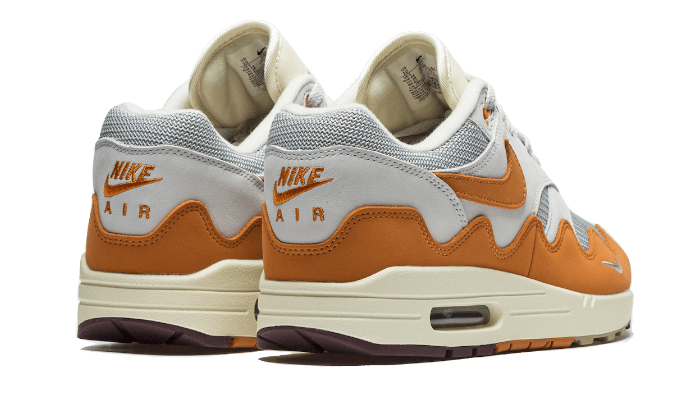 Nike Air Max 1 Patta Waves Monarch (with Bracelet), Metallic Silver/Monarch-Pure Platinum (DH1348-001)
