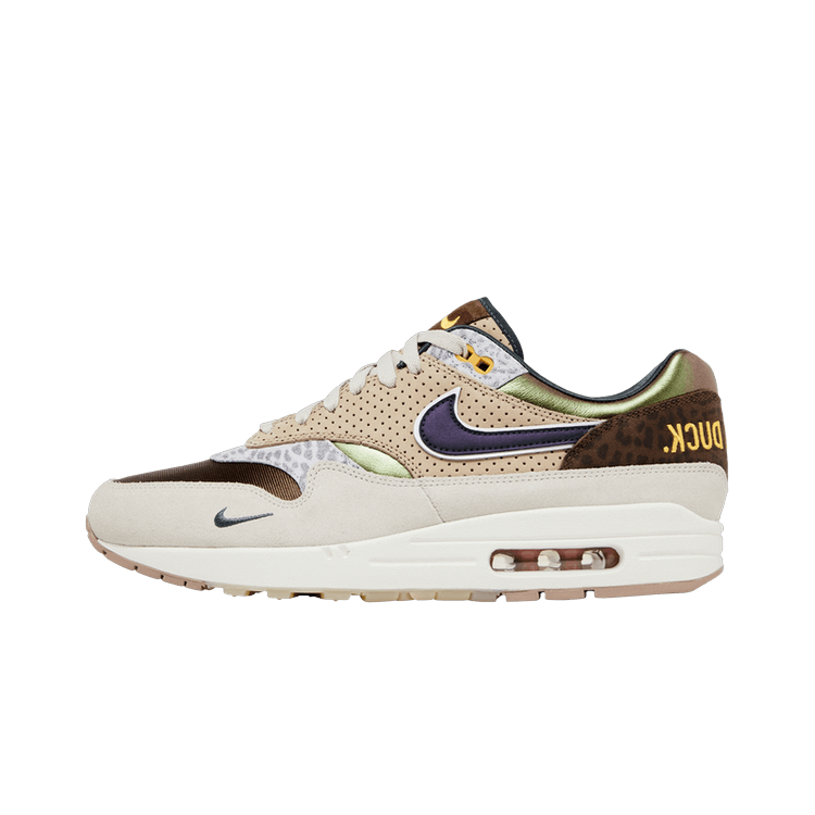 Nike Air Max 1 '87 Premium University of Oregon PE (2024), Tan/Green-Cream (HQ2640-200)
