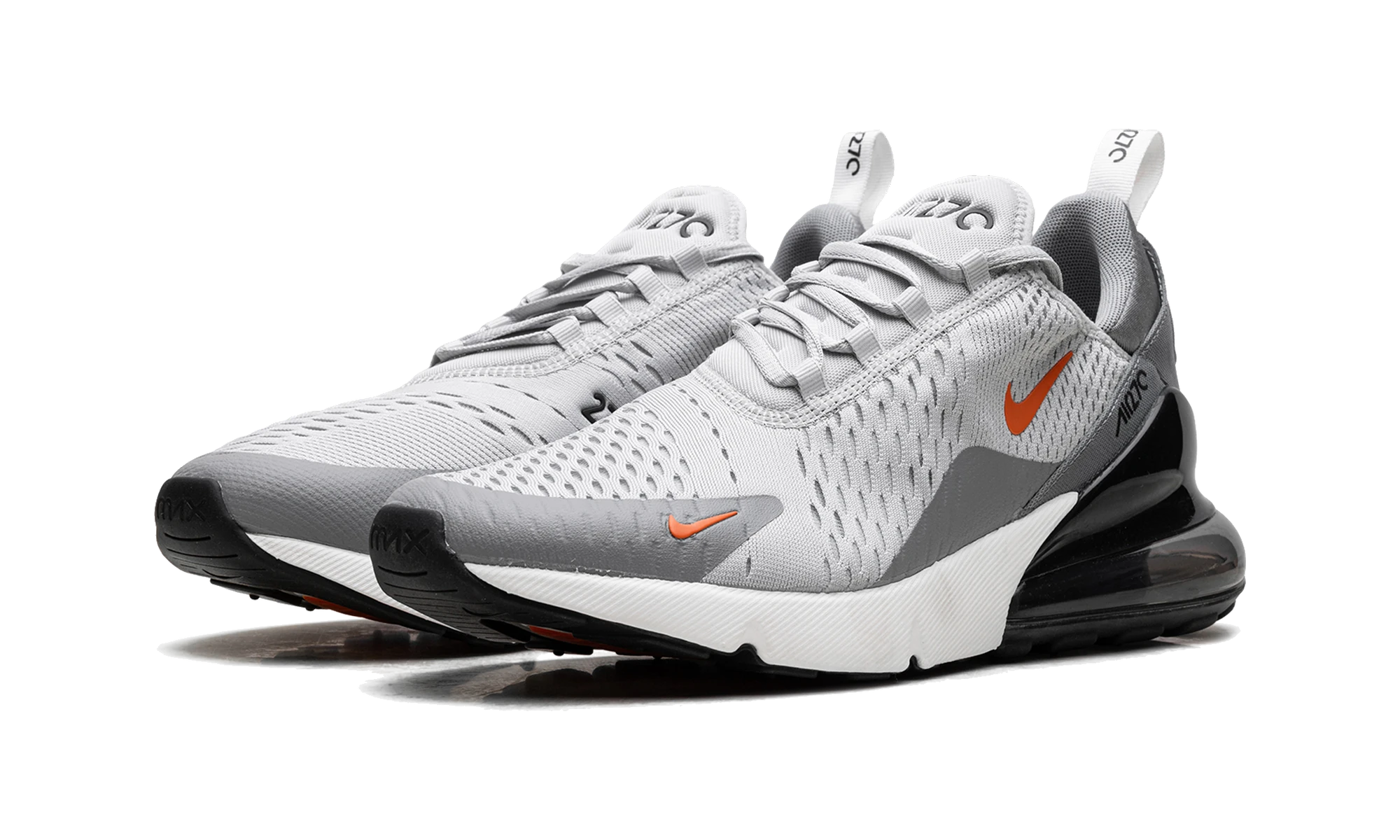 Nike Air Max 270 Grey Fog Team Orange Sail