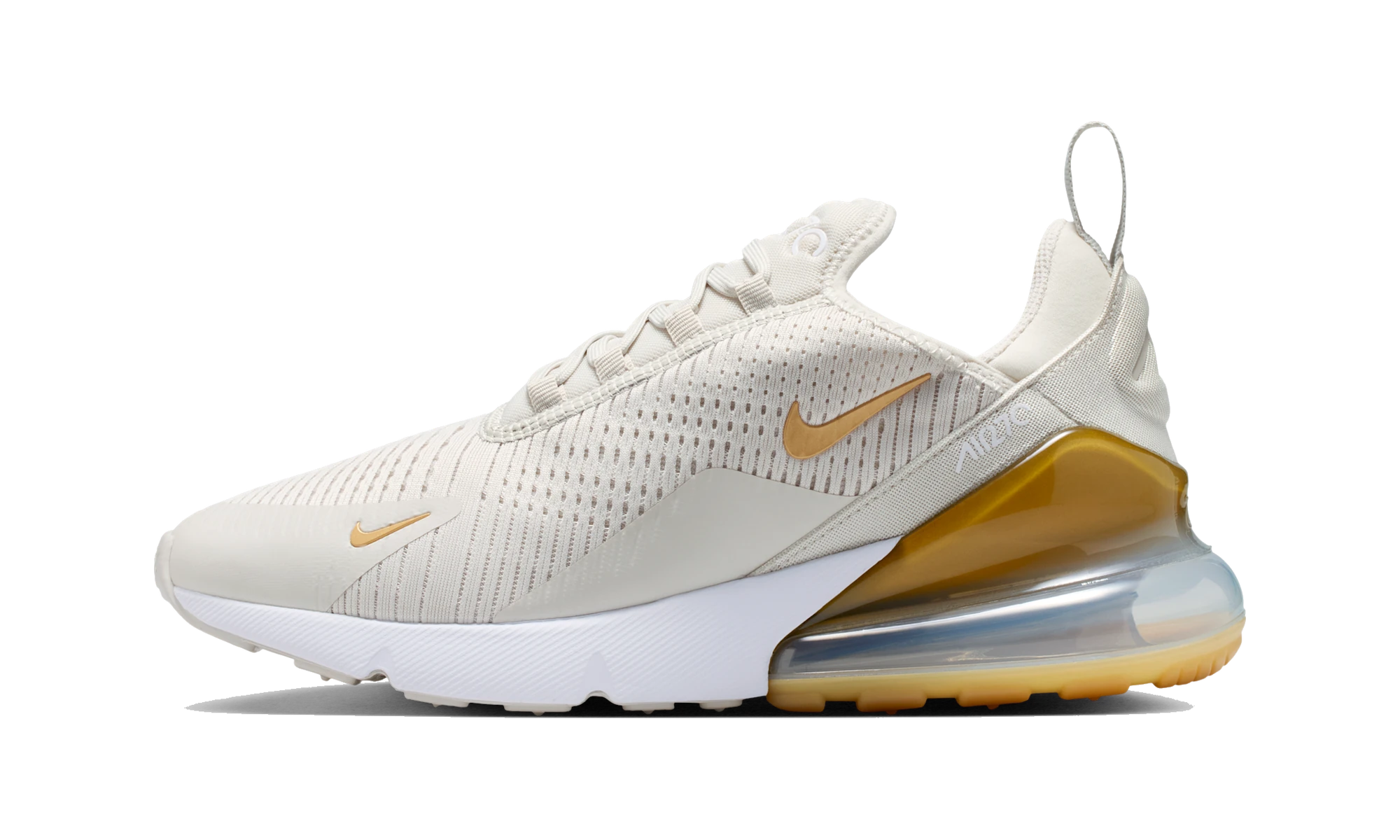 Nike Air Max 270 Light Bone Metallic Gold