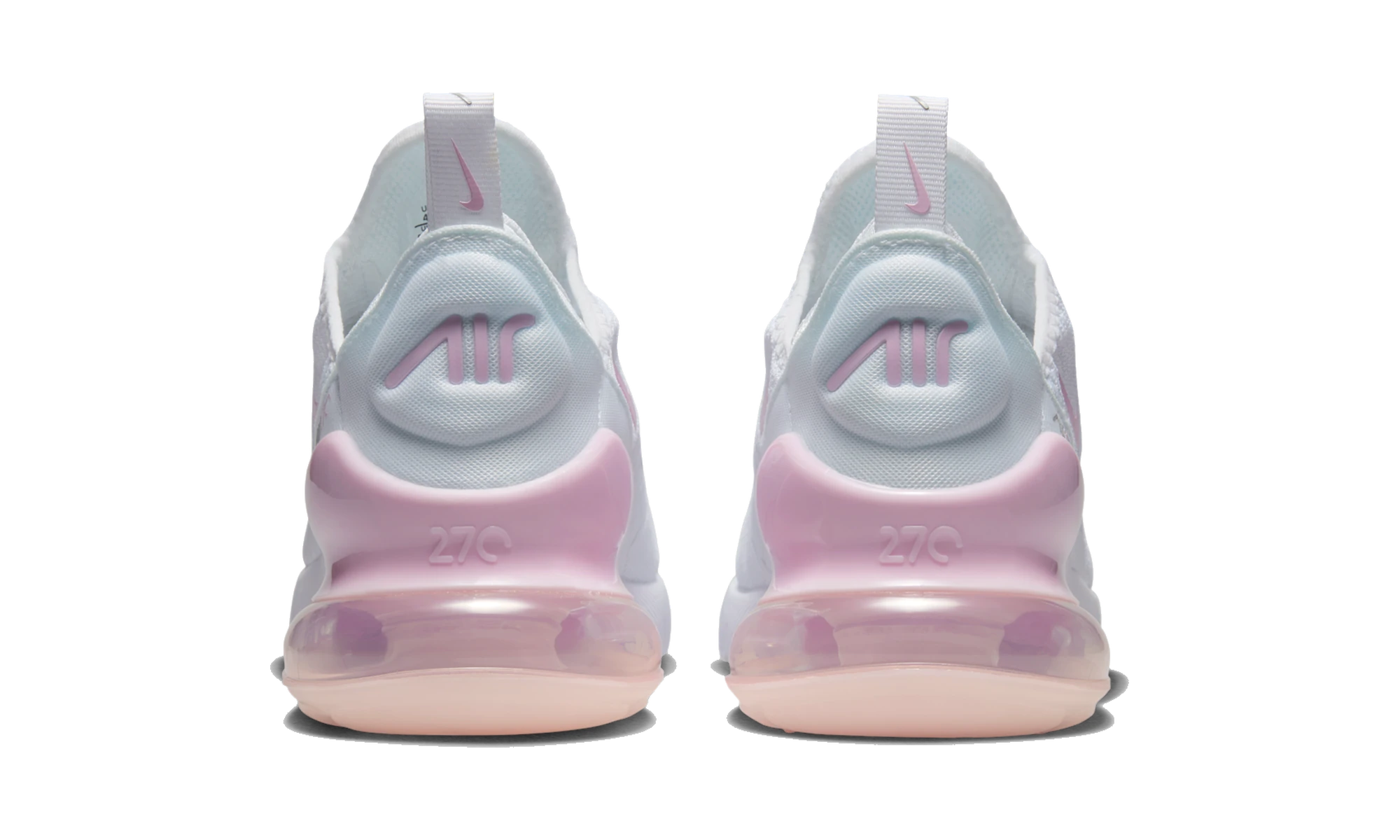 Nike Air Max 270 White Light Smoke Grey Pink Foam