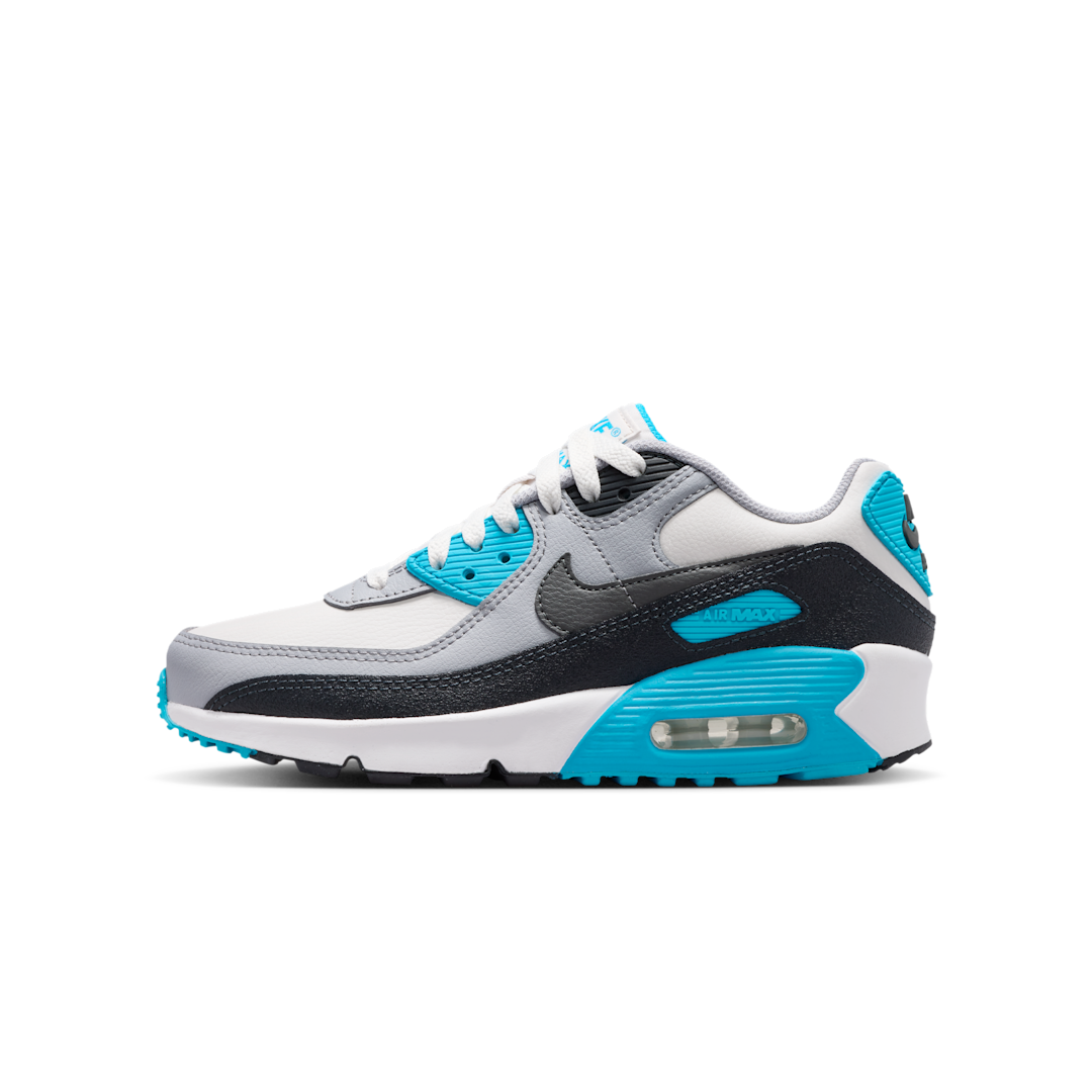 Nike Air Max 90 LTR Platinum Tint Blue Lightning, Platinum Tint/Blue Lightning/Wolf Grey/Iron Grey (CD6864-034)