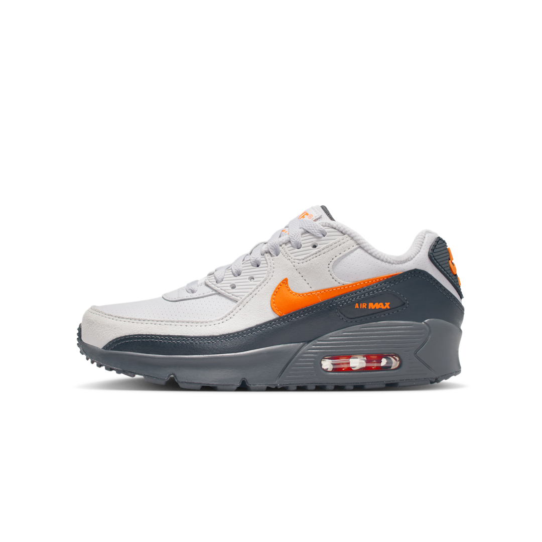 Nike Air Max 90 SE Vast Grey Safety Orange, Vast Grey/Anthracite/White/Safety Orange (IF2623-003)