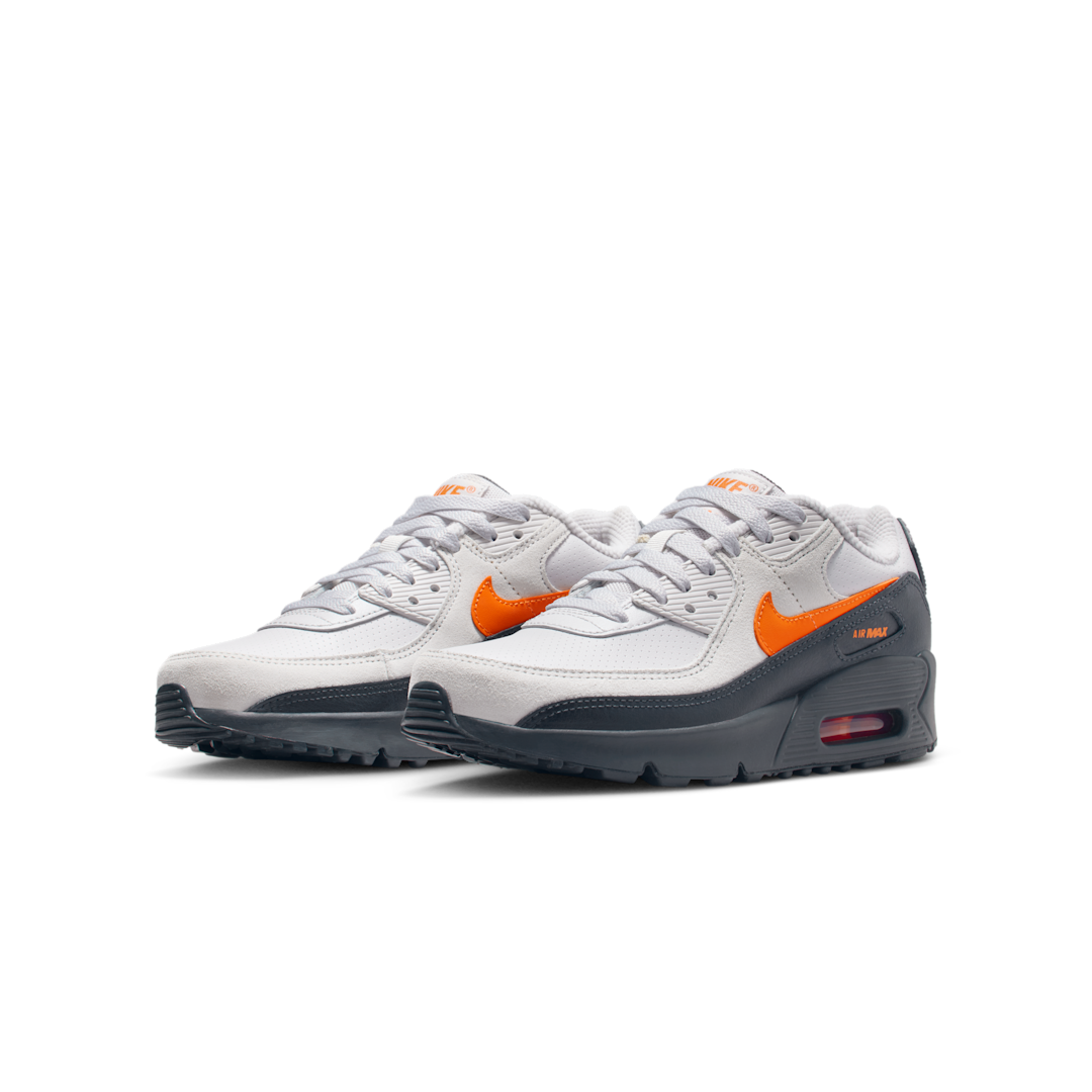 Nike Air Max 90 SE Vast Grey Safety Orange, Vast Grey/Anthracite/White/Safety Orange (IF2623-003)